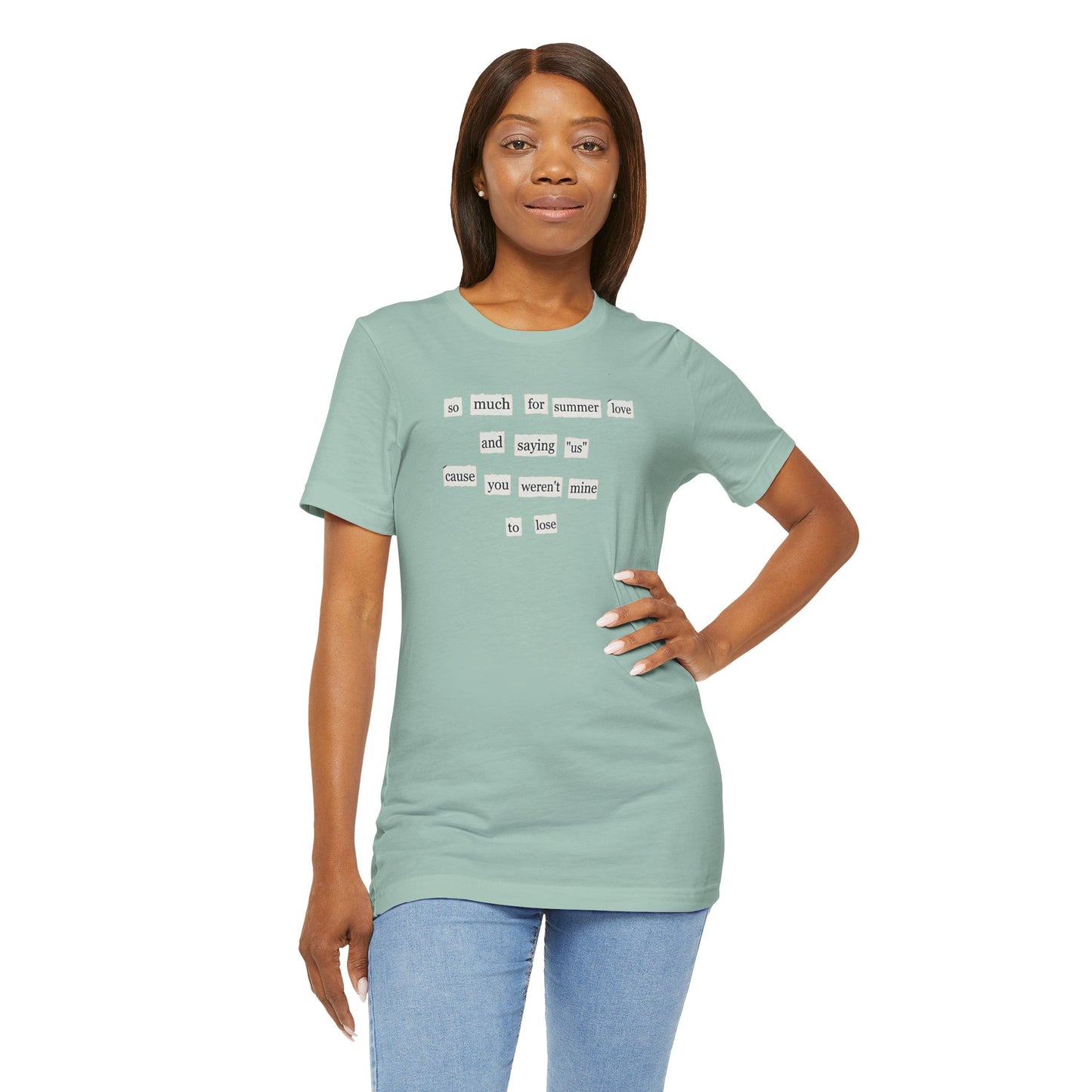 So Much for Summer Love Bella Canvas Unisex Tee, Perfect Gift for Swifties, Trendy Summer Wear, Soft Cotton T-Shirt, Positive Vibe Apparel