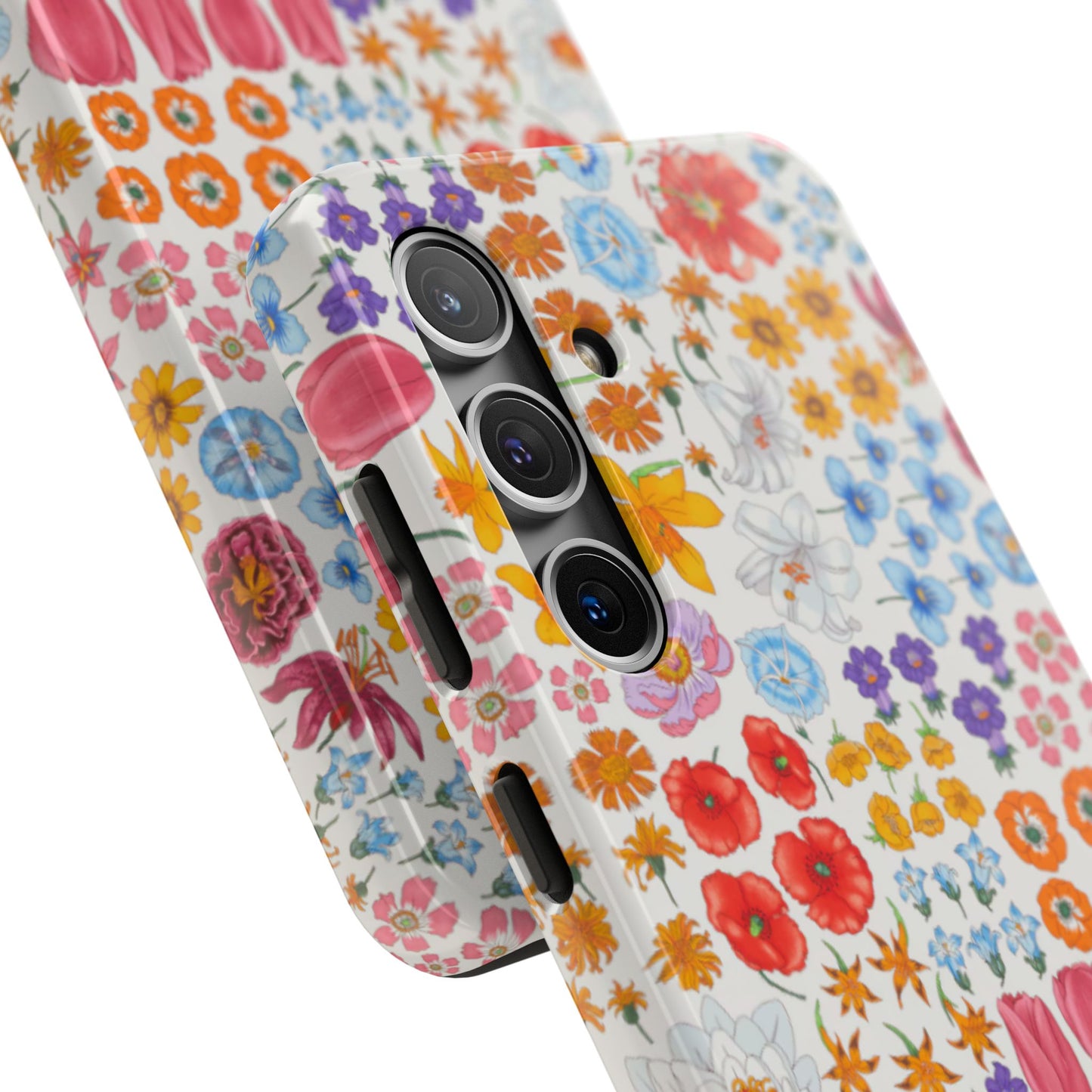 Vibrant Floral Tough Phone Case "Flora"- Durable Protection for Your Device