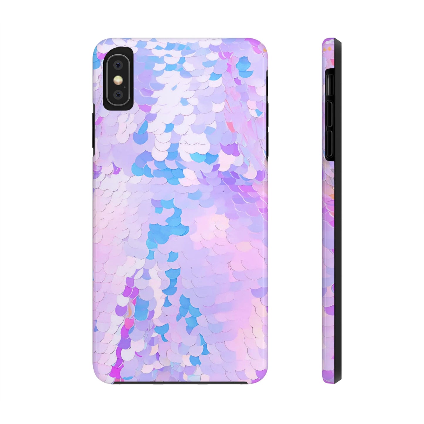 Colorful Sequin Romper Tough Phone Case - Stylish Protection for Your Device