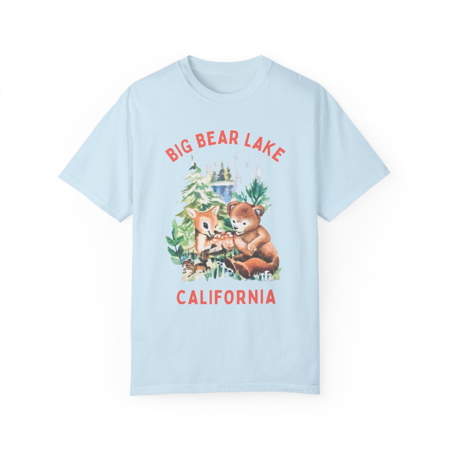 Big Bear Lake Unisex Garment-Dyed T-shirt