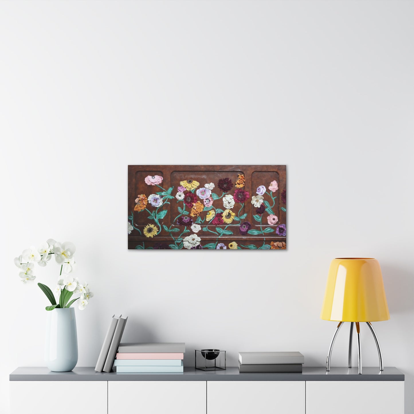 Surprise Song Flower Piano Wall Art - Canvas