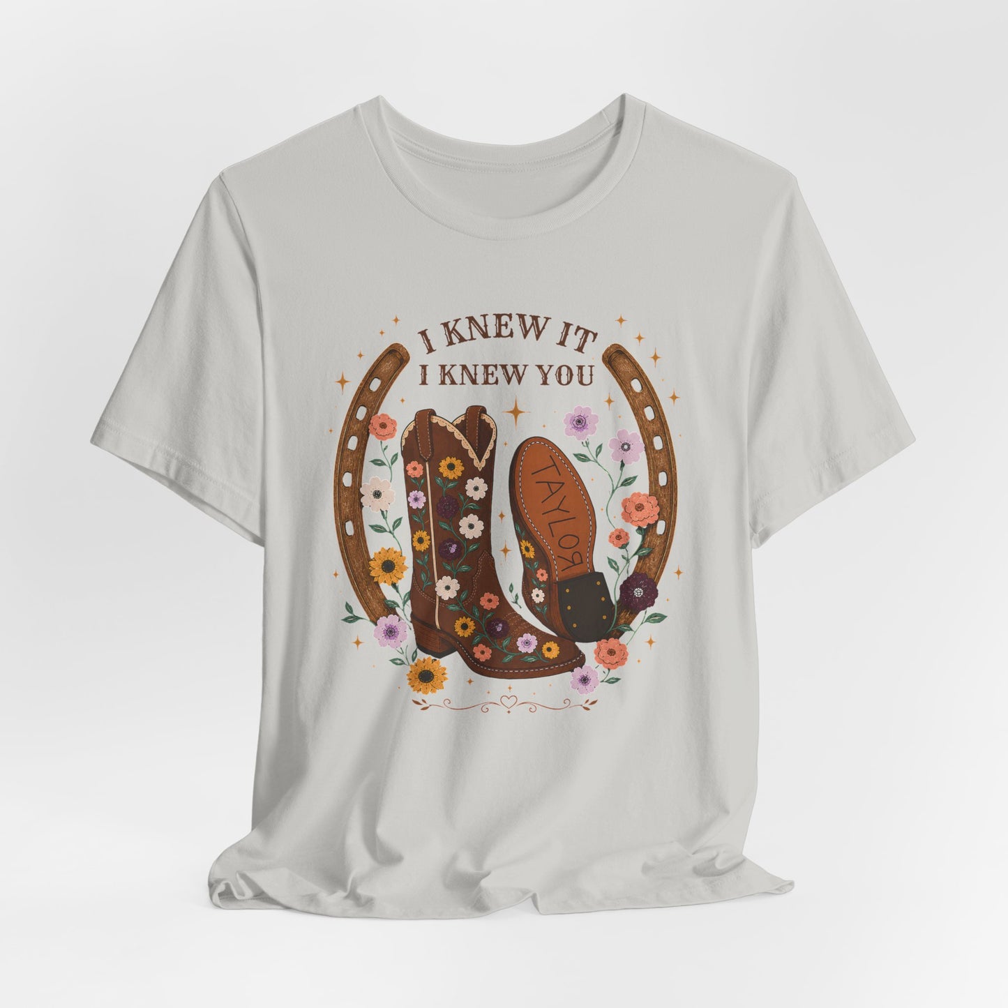 I Knew It I Knew You Cowboy Boots Tee