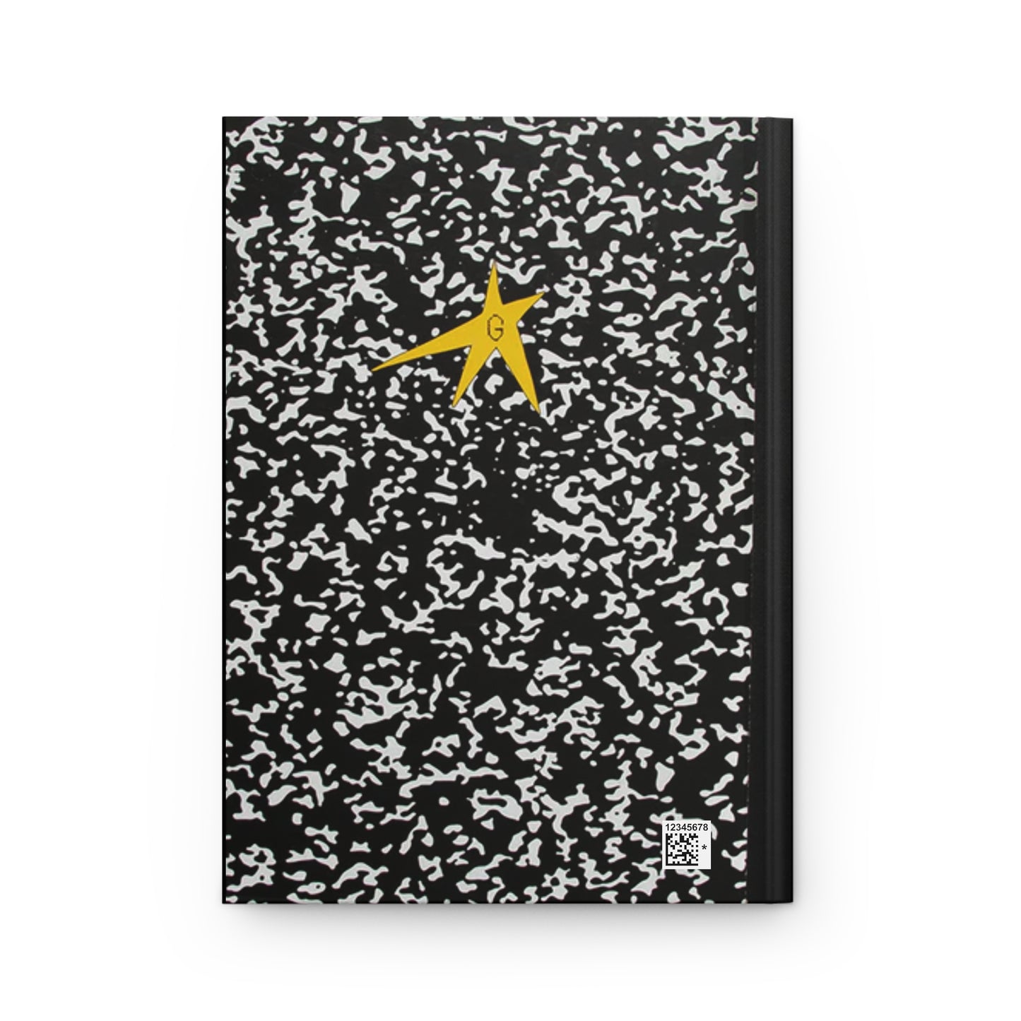 yellow stars - Hardcover Journal Matte