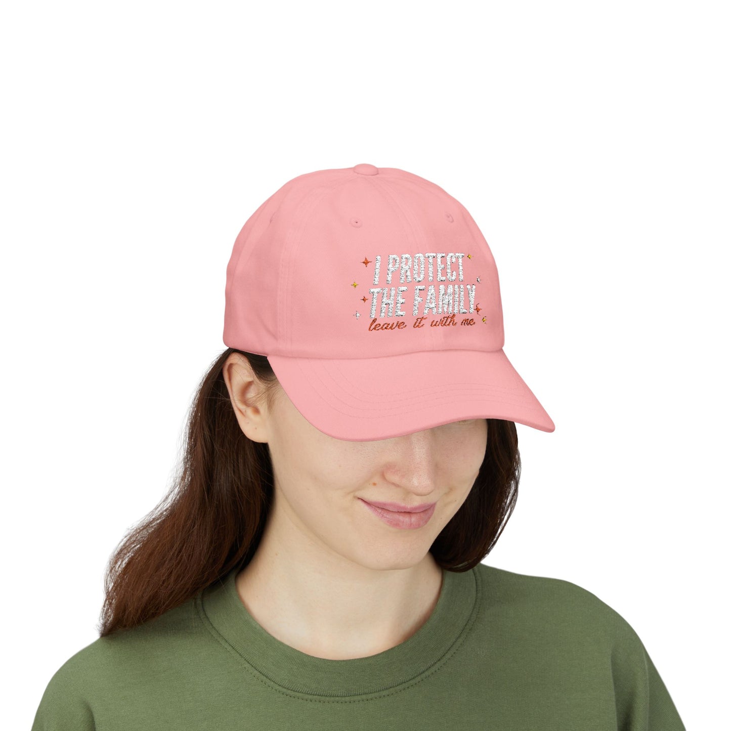 Embroidered Dad Cap: 'I Protect The Family' | Fun Gift, Casual Accessory, Everyday Wear