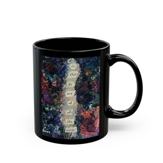 King of My Heart Black Mug (11oz)