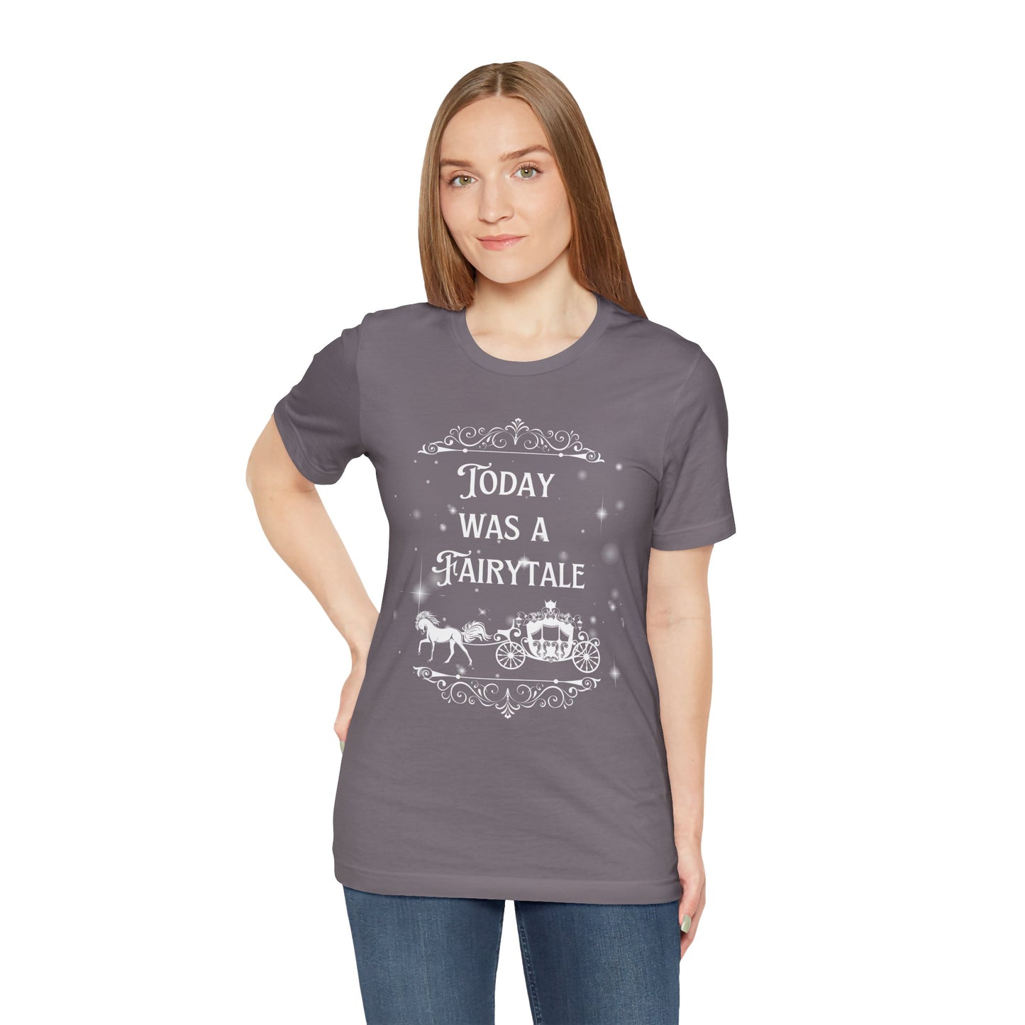 Fairytale Bride Short Sleeve Tee - Today Was a Fairytale (Front and Back!)
