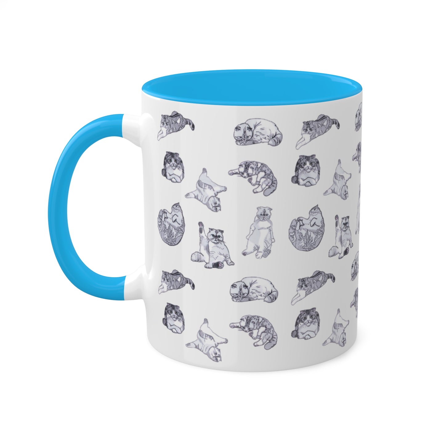 TayTay Cats Colorful Mugs, 11oz