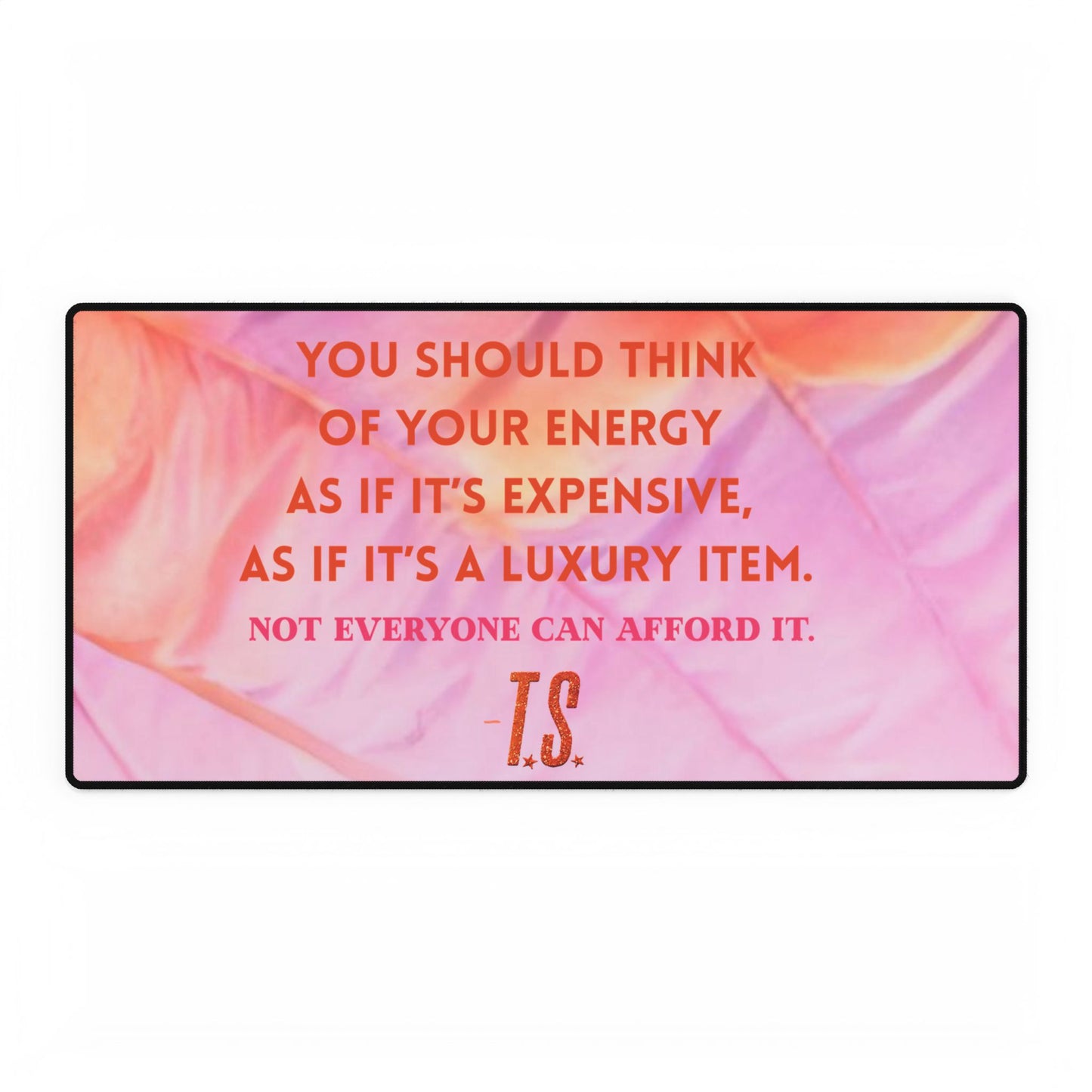 Luxury Energy Desk Mats for Home Office, Desk Accessories, Motivational Gifts, Creative Workspace, Unique Desk Decor