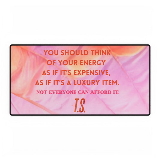 Luxury Energy Desk Mats for Home Office, Desk Accessories, Motivational Gifts, Creative Workspace, Unique Desk Decor