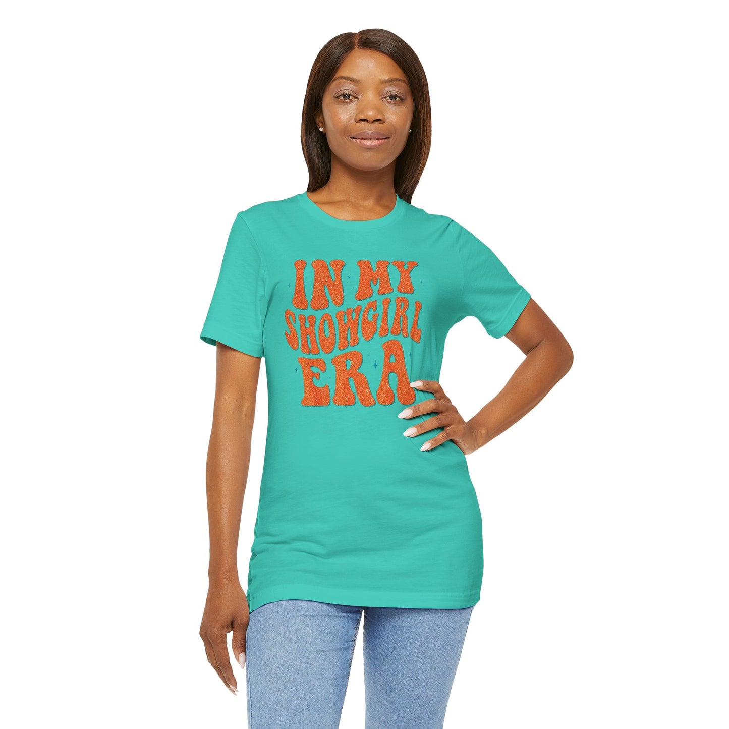 In My Showgirl Era Tee | Fun Graphic T-Shirt, Retro Vibe Shirt, Casual Wear, Festival Outfit, Gift Idea