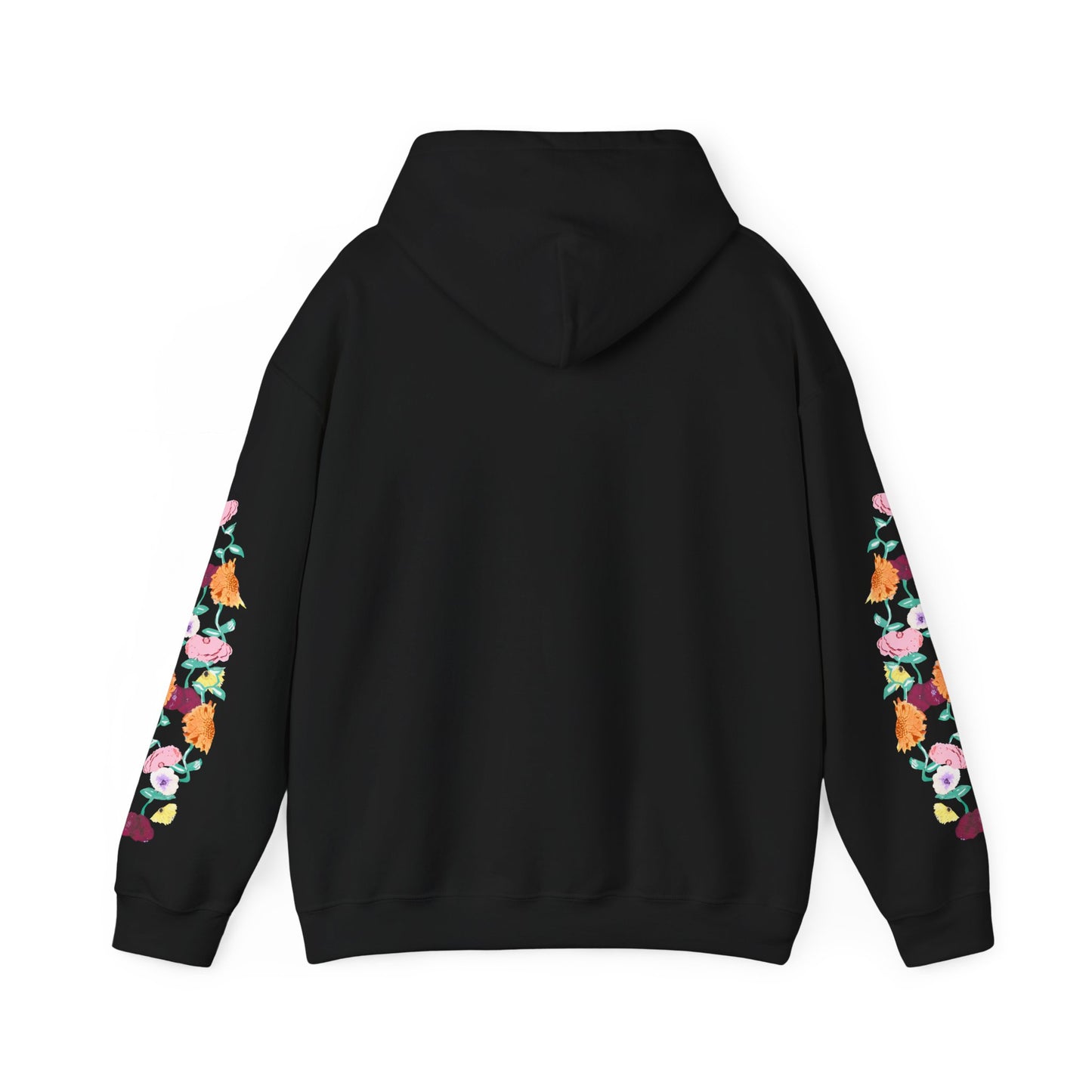 Acoustic Piano Floral Sleeve Hoodie
