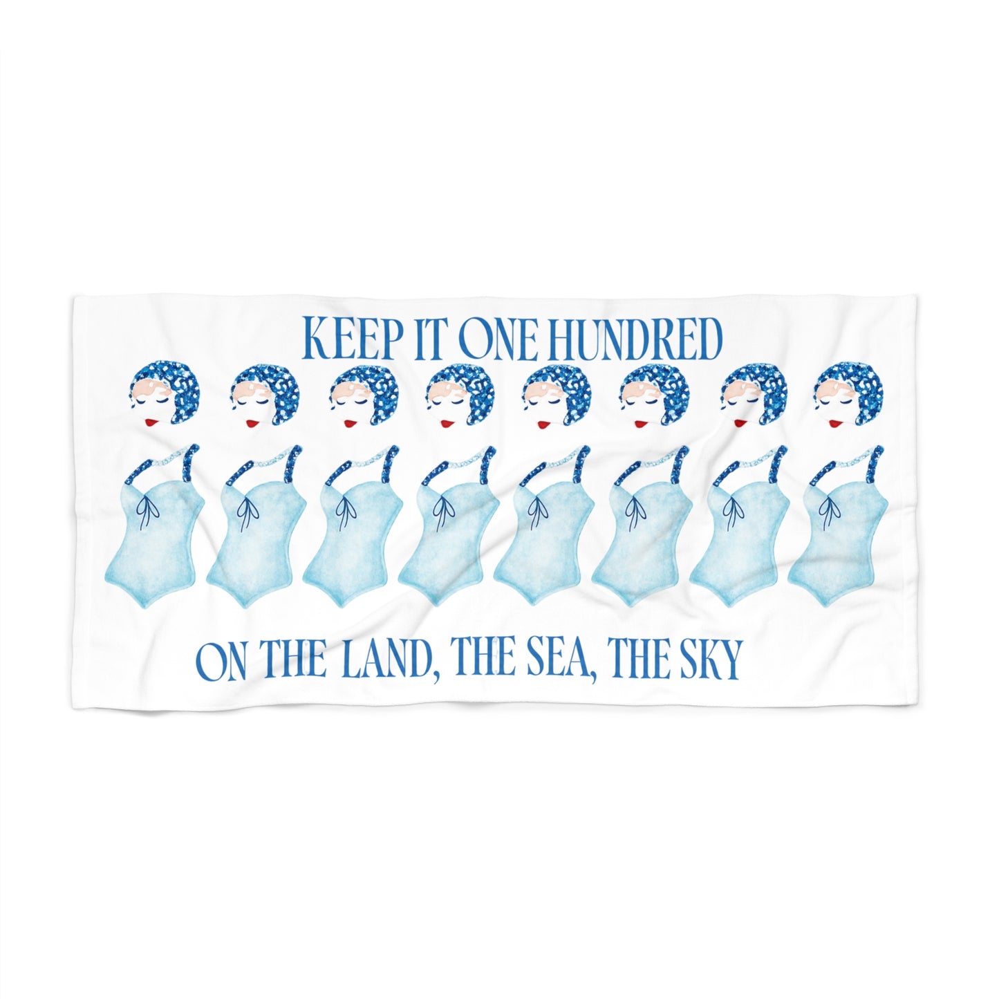 Keep it 100 Beach Towel