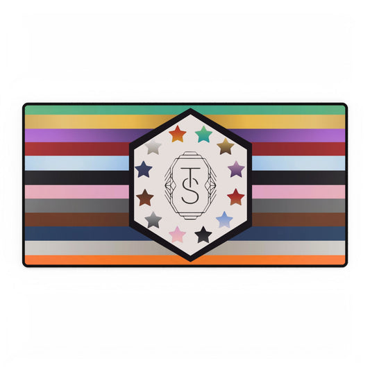 Taypendence Day Striped Desk Mat - Stylish & Functional Office Accessory