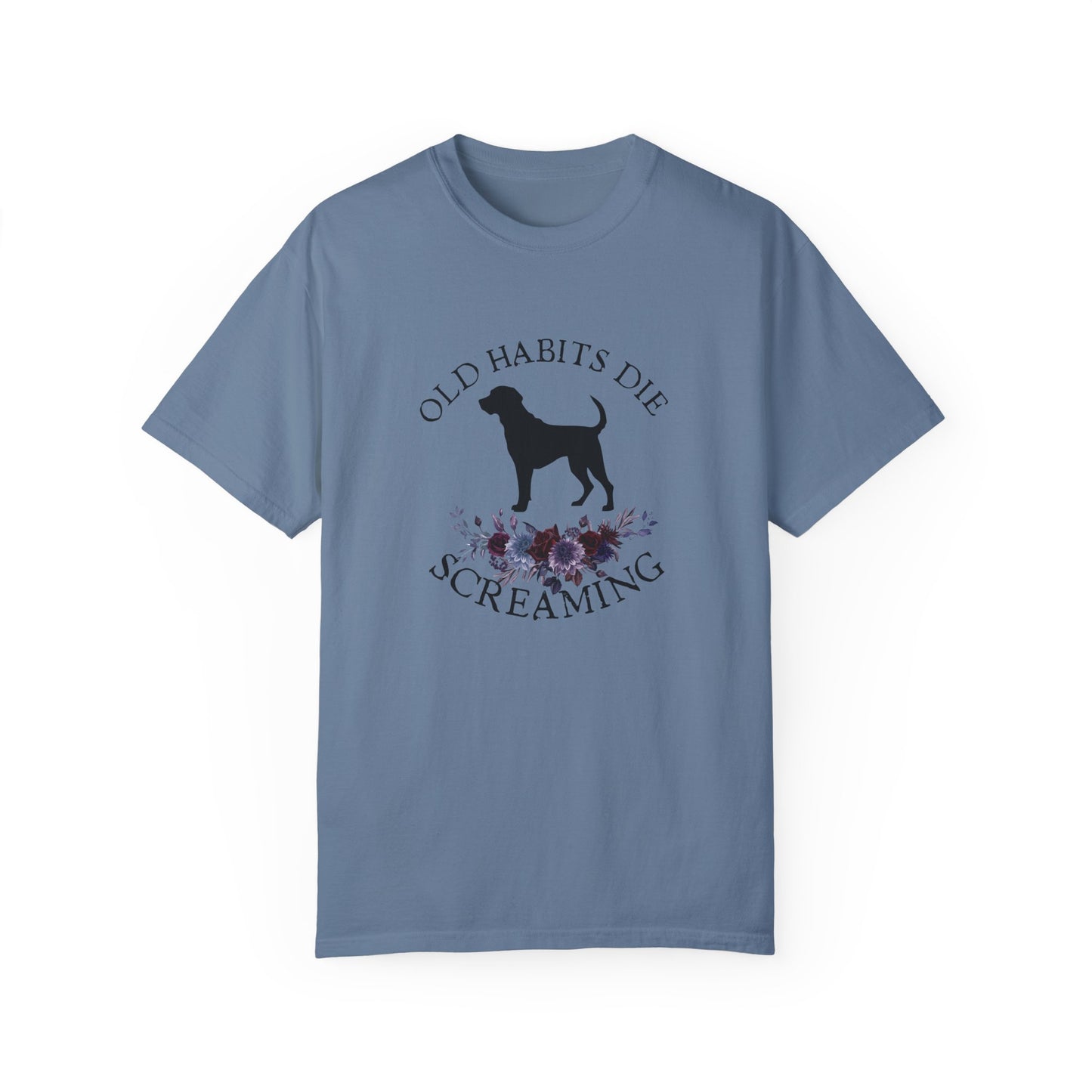 The Black Dog - Old Habits Die Screaming - Comfort Colors Unisex T-shirt