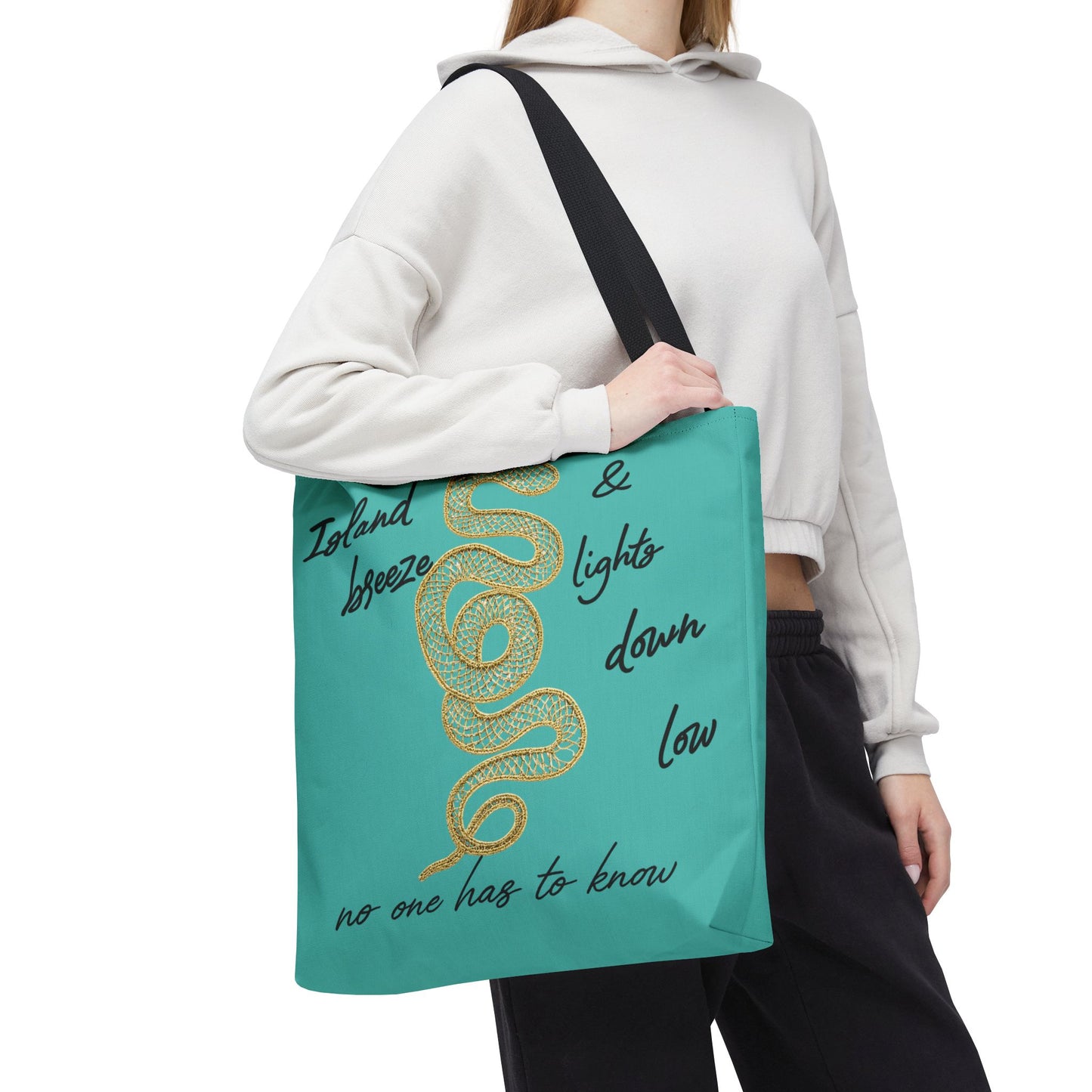 Island Breeze Snake Tote Bag