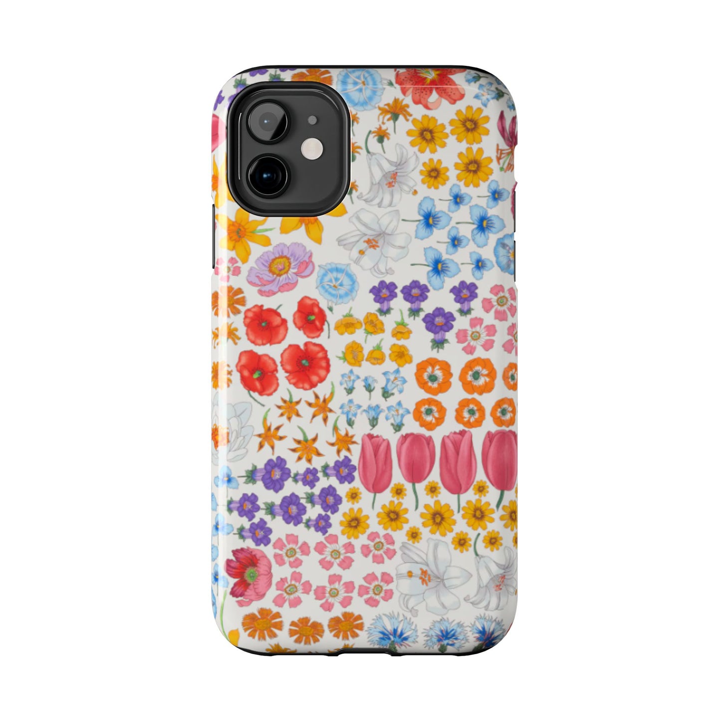 Vibrant Floral Tough Phone Case "Flora"- Durable Protection for Your Device