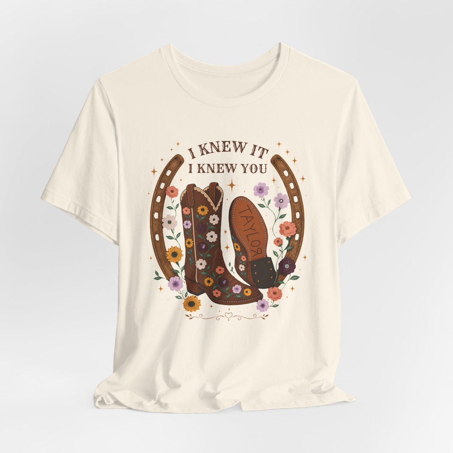 I Knew It I Knew You Cowboy Boots Tee