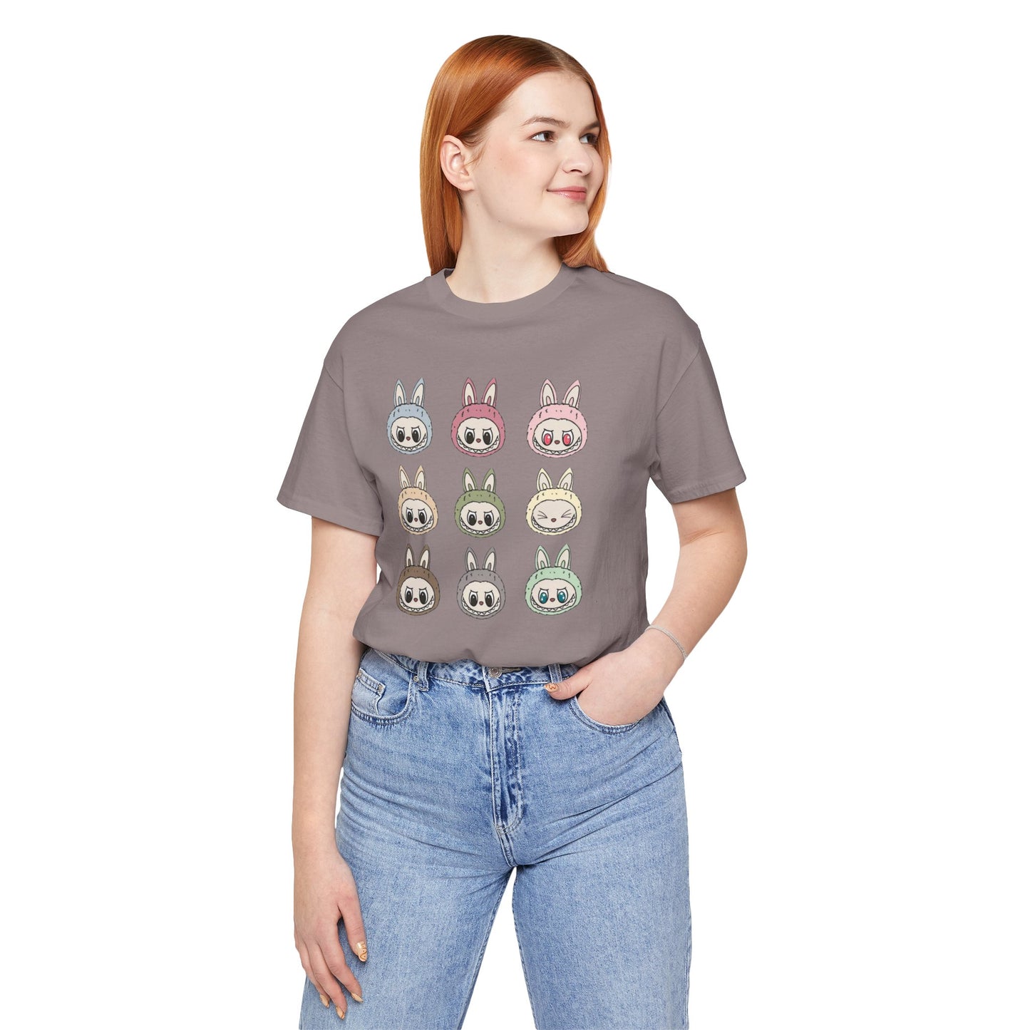 Character Faces Unisex Bella Canvas Tee, Graphic T-Shirt, Spring Fashion, Gift for Animal Lovers, Casual Wear