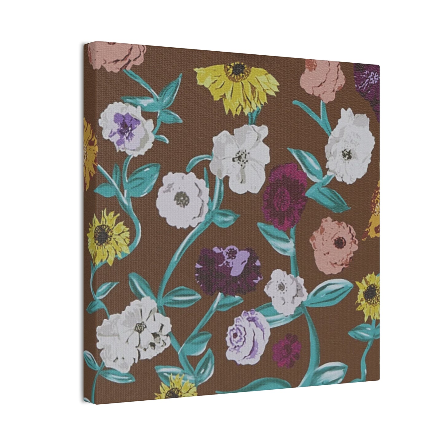 Surprise Song Piano Flowers - Vinyl Case Inspired - Canvas Wall Art