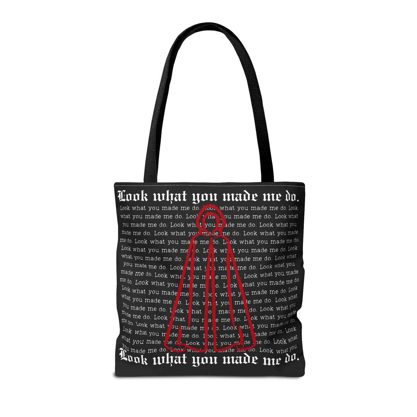 Stylish Tote Bag with 'Look What You Made Me Do' Handmaid's Design | Reusable Shopping Bag, Gift for Music Lovers, Casual Bag, Trendy Accessory