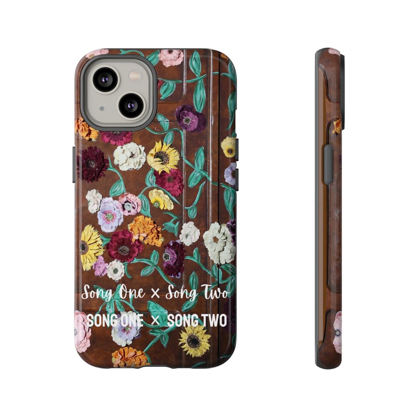 CUSTOMIZABLE with Surprise Song Titles - Surprise Song Floral Piano - Tough Cases