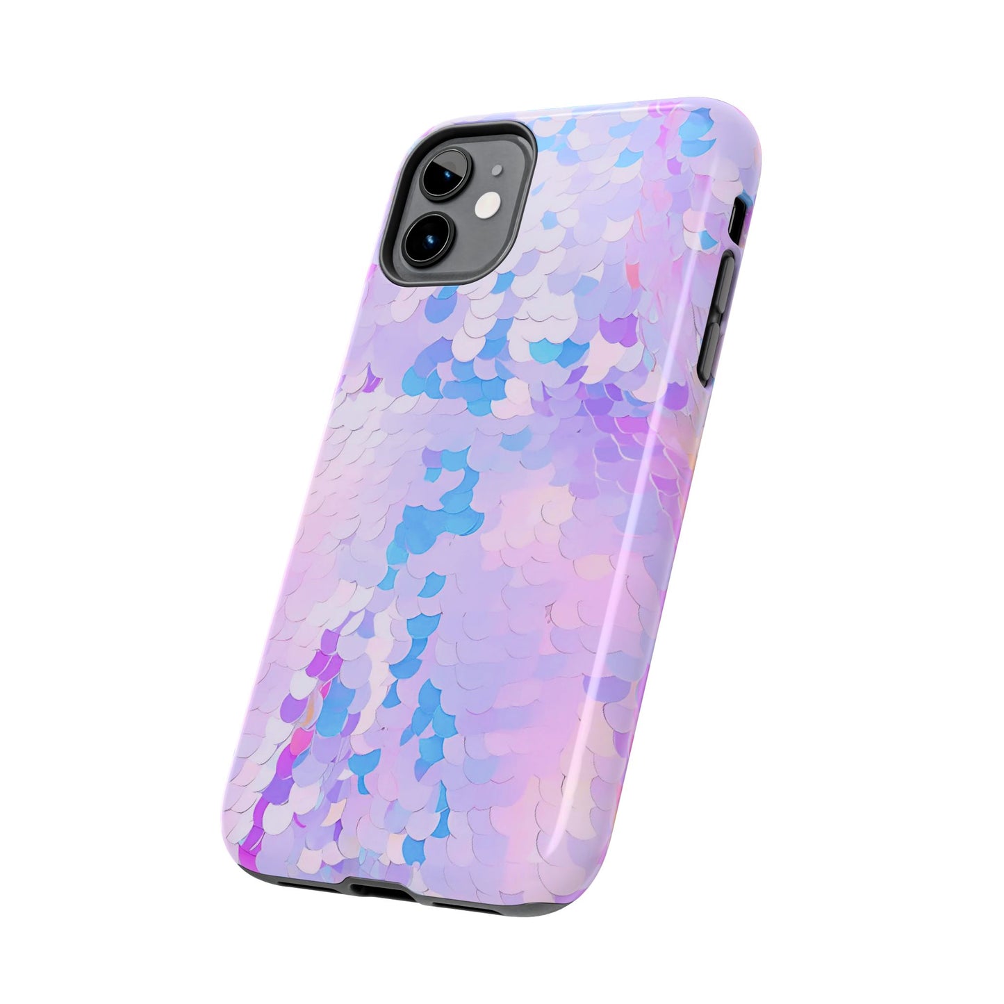 Colorful Sequin Romper Tough Phone Case - Stylish Protection for Your Device