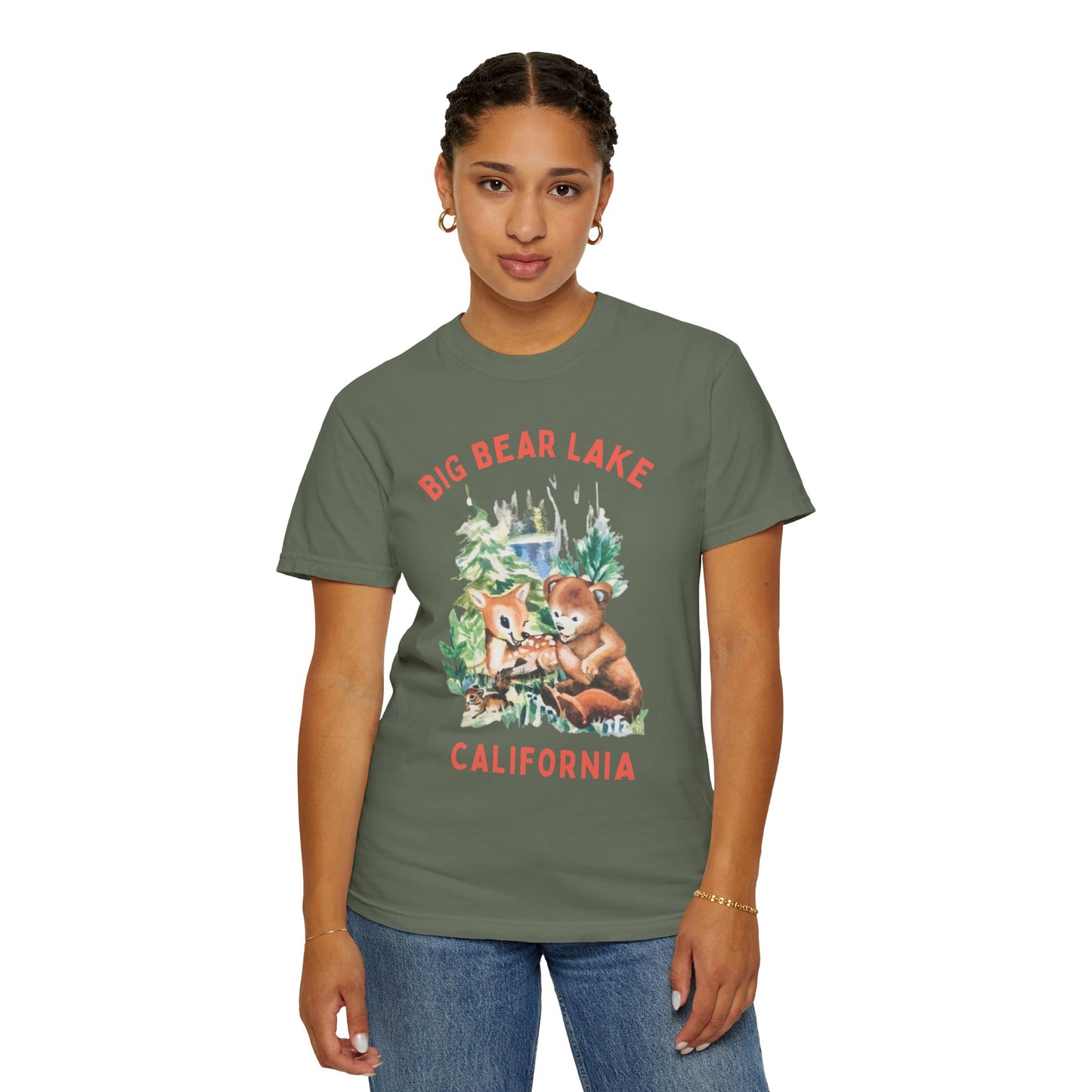 Big Bear Lake Unisex Garment-Dyed T-shirt