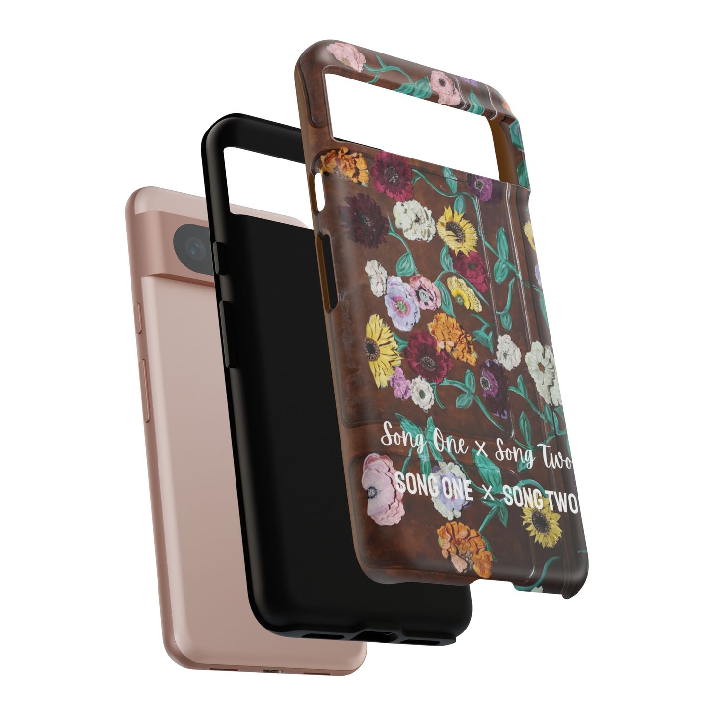 CUSTOMIZABLE with Surprise Song Titles - Surprise Song Floral Piano - Tough Cases