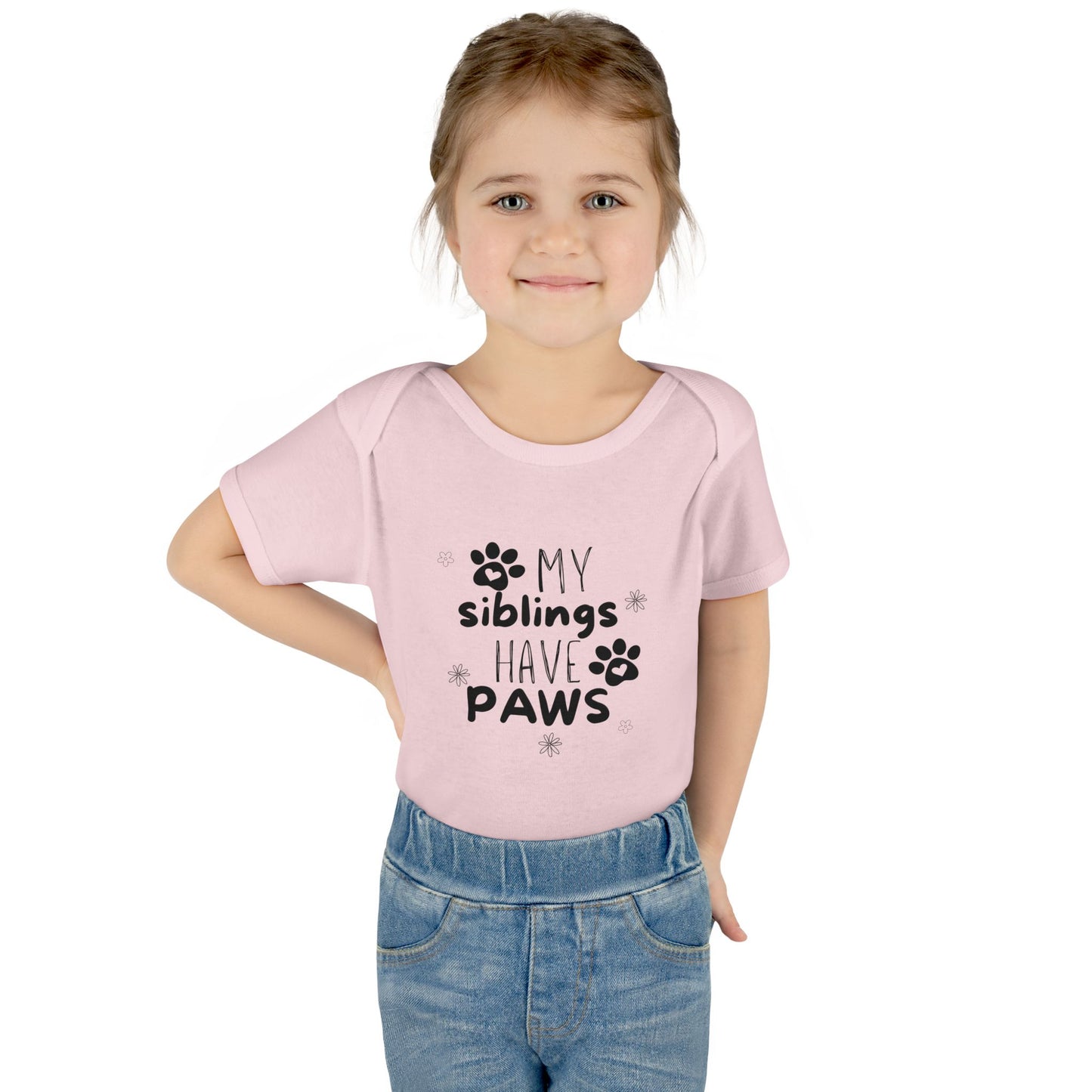 My siblings have paws Bodysuit, Cute Infant Onesie, Pet Lovers Baby Outfit, Baby Shower Gift, Adorable Newborn Clothes