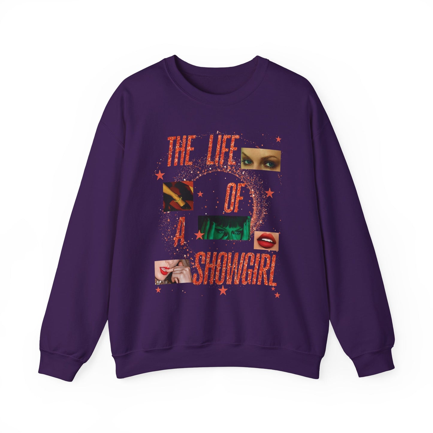 Showgirl Life Collage Sweatshirt | Cozy Unisex Crewneck, Perfect Gift for Performers, Birthday, Dance Lovers, Fashion Statement