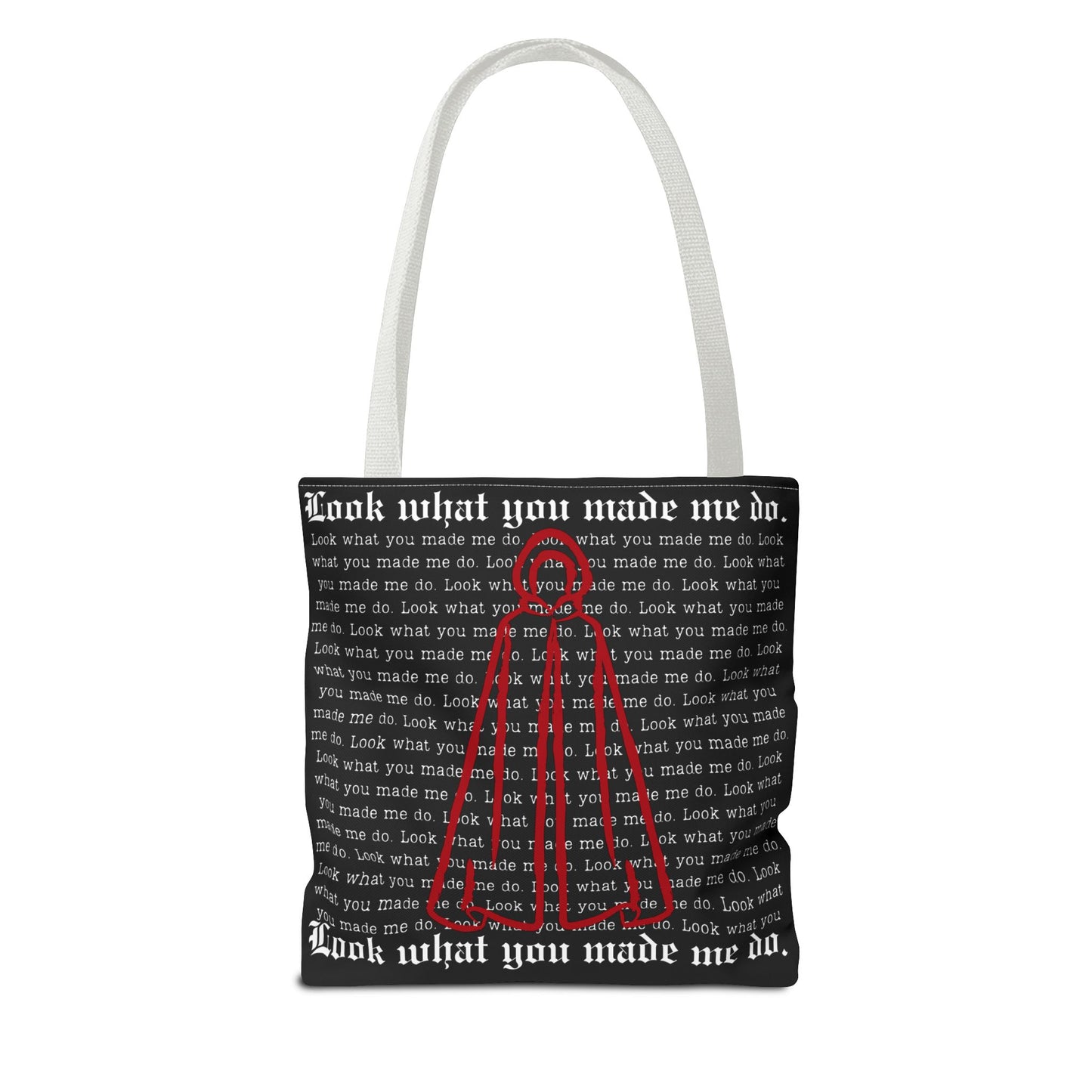 Stylish Tote Bag with 'Look What You Made Me Do' Handmaid's Design | Reusable Shopping Bag, Gift for Music Lovers, Casual Bag, Trendy Accessory