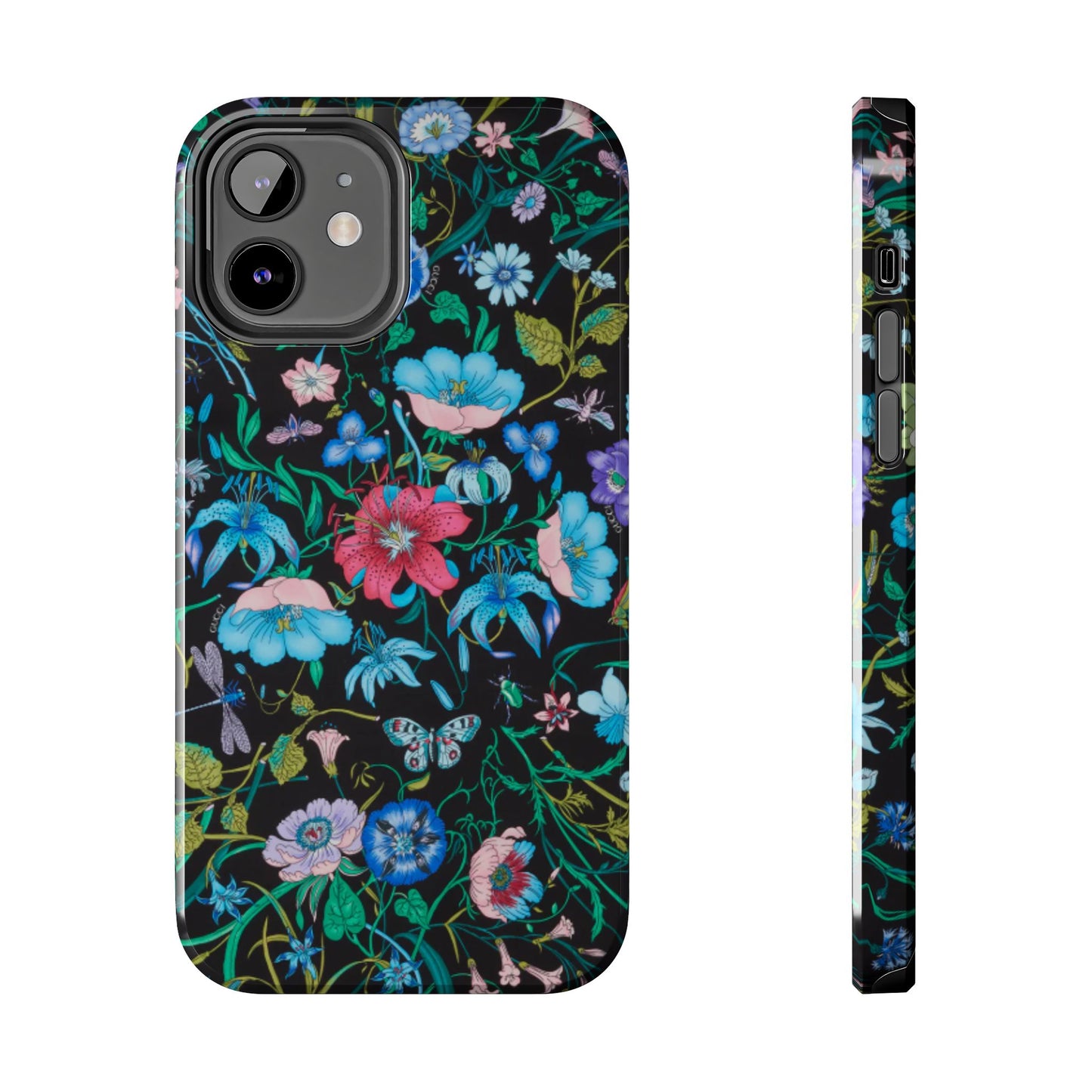 Vibrant Floral Tough Phone Case - Stylish and Durable Protection