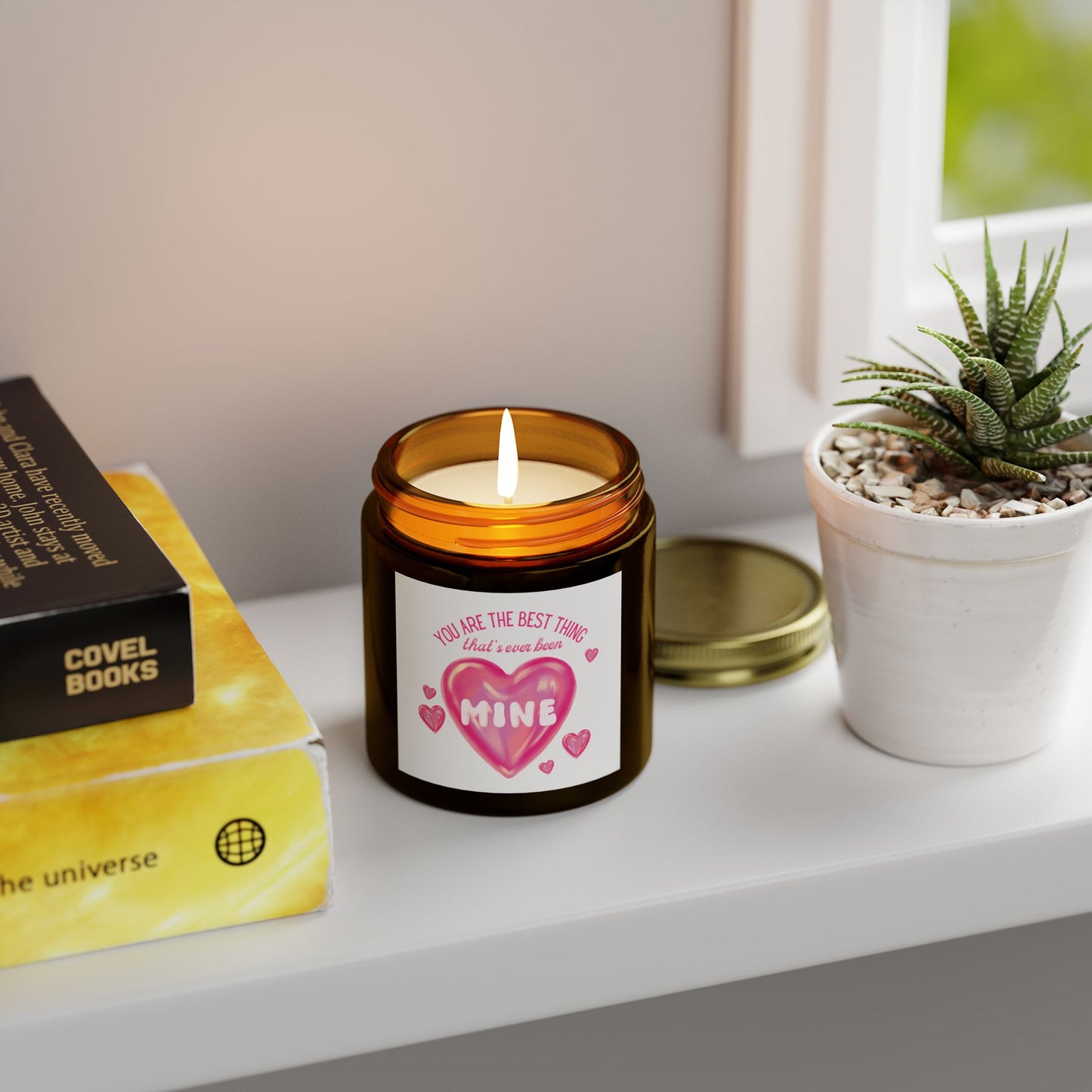 MINE - Scented Candles, Coconut Apricot Wax (4oz)