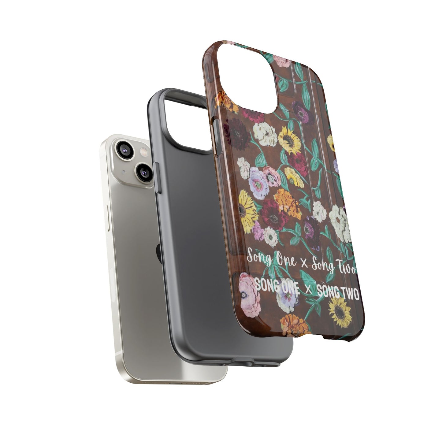 CUSTOMIZABLE with Surprise Song Titles - Surprise Song Floral Piano - Tough Cases