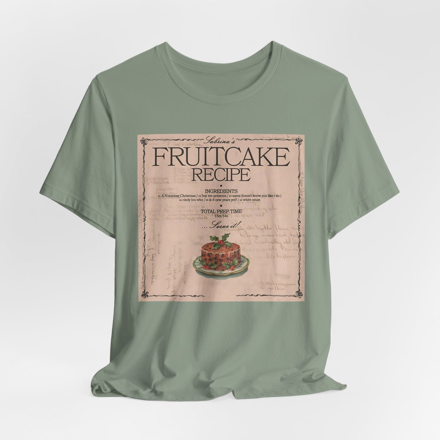 fruitcake recipe Unisex Jersey Short Sleeve Tee