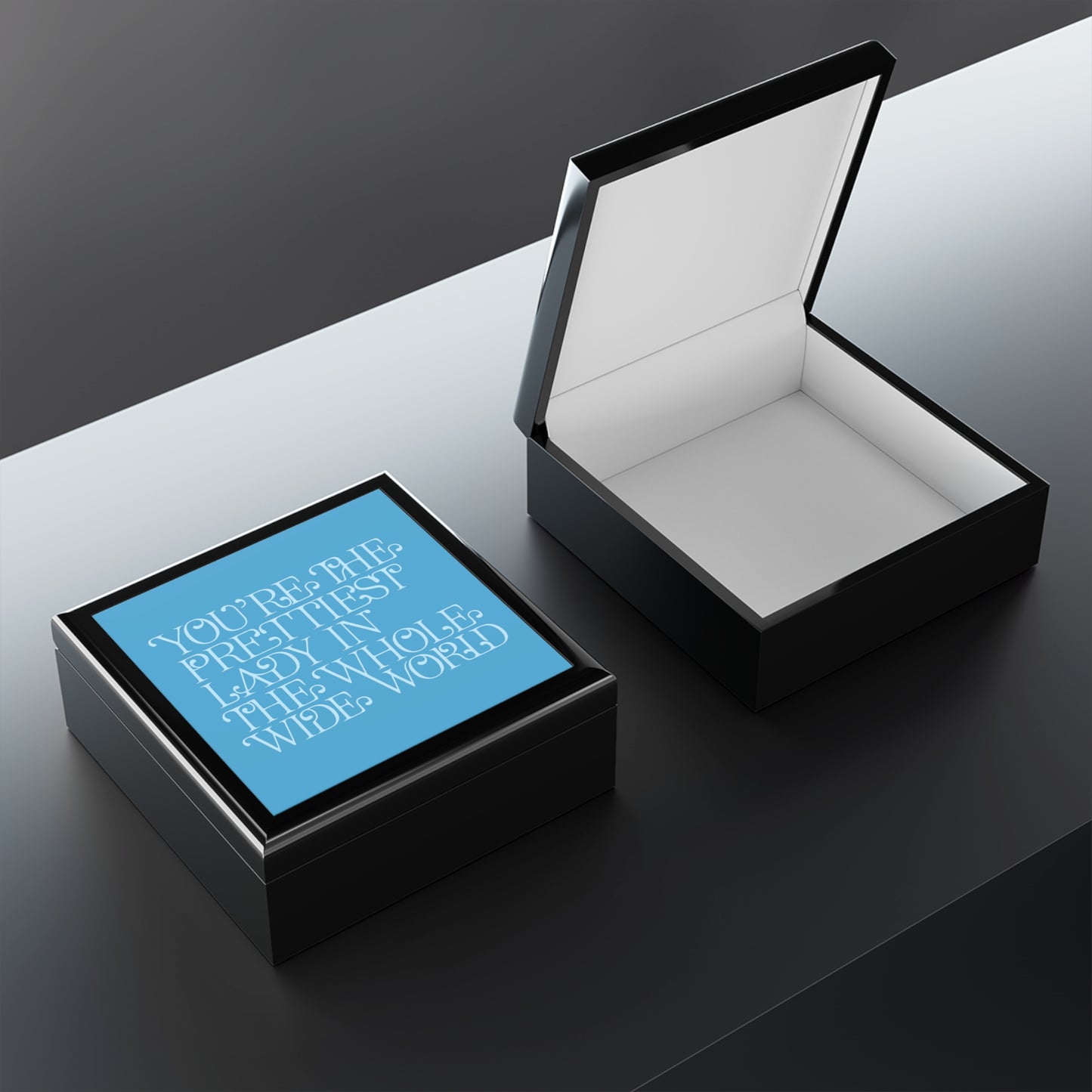 Jewelry Box — 'You're the Prettiest Lady in the Whole Wide World' Personalized Keepsake Box