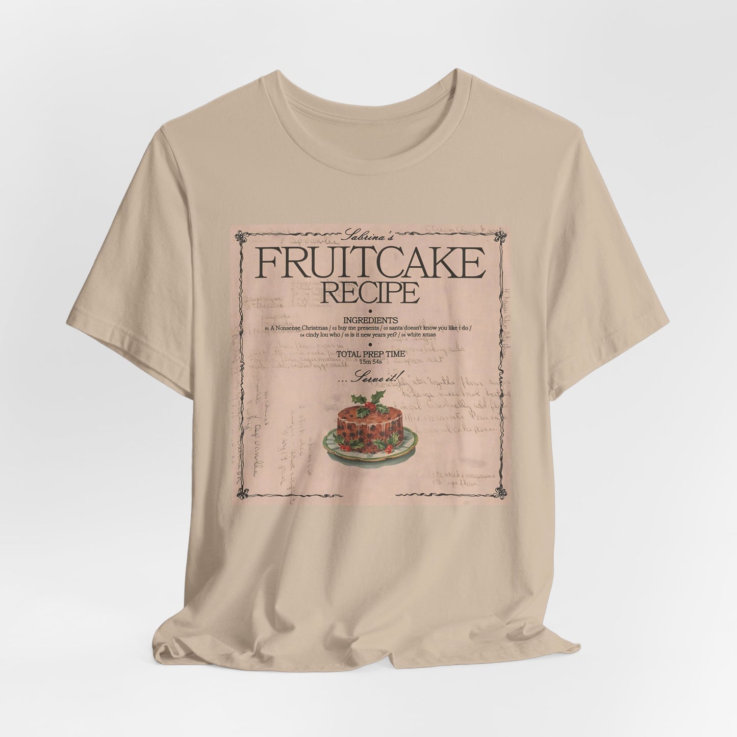 fruitcake recipe Unisex Jersey Short Sleeve Tee