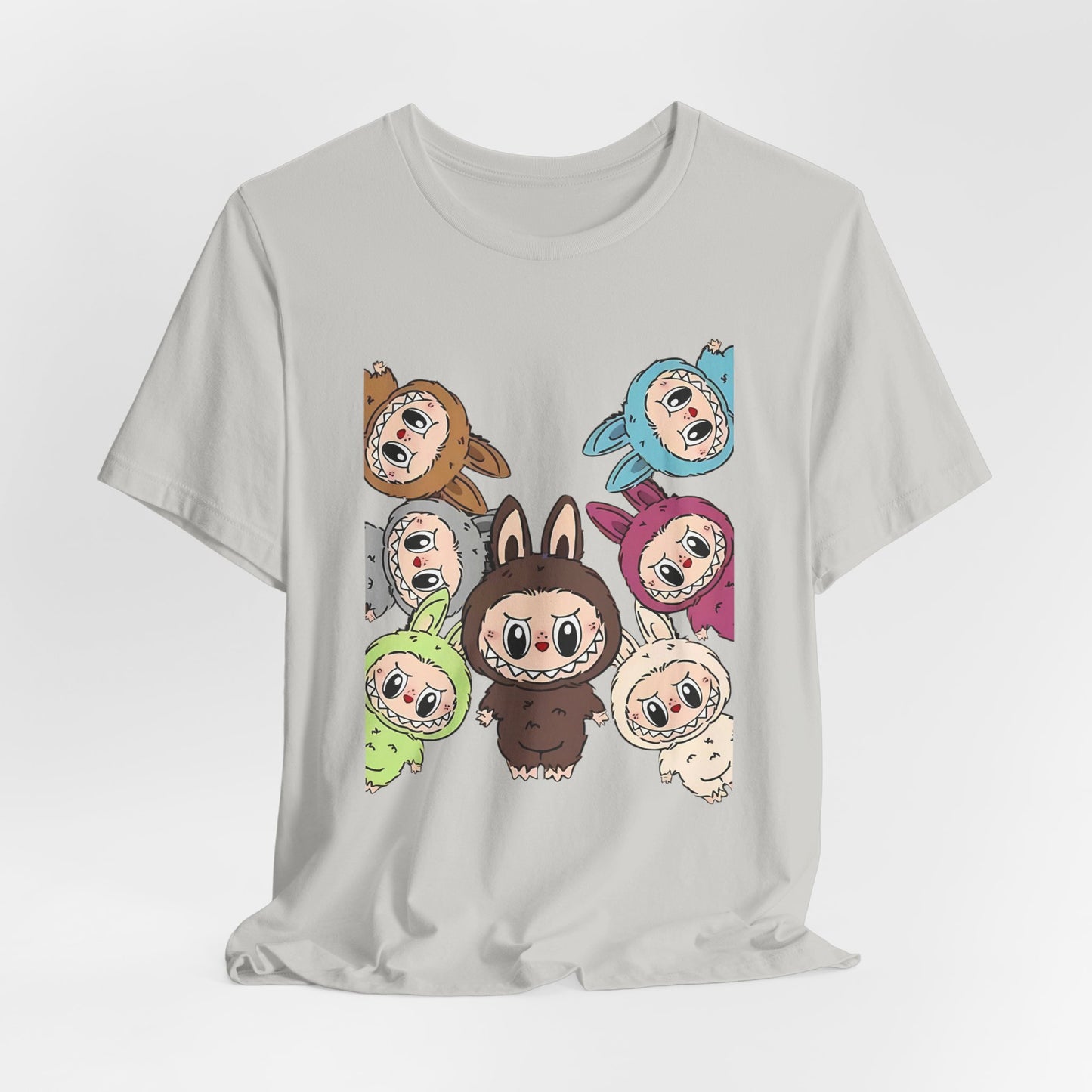 Cute Character Tee, Unisex Graphic T-Shirt, Fun Casual Wear, Trendy Tee, Playful Everyday Outfit