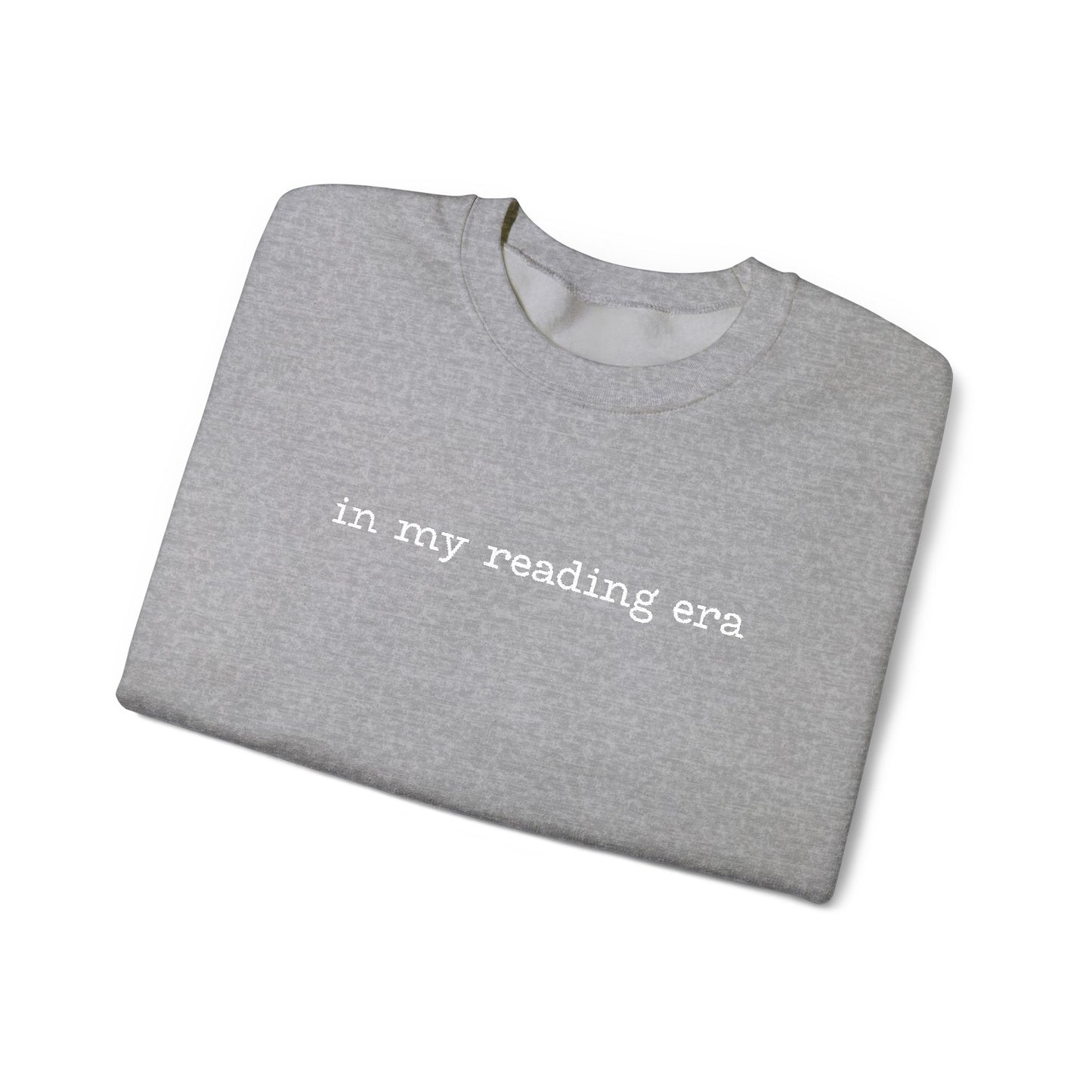 'In My Reading Area' Crewneck Sweatshirt – Cozy Literary Sweatshirt for Book Lovers