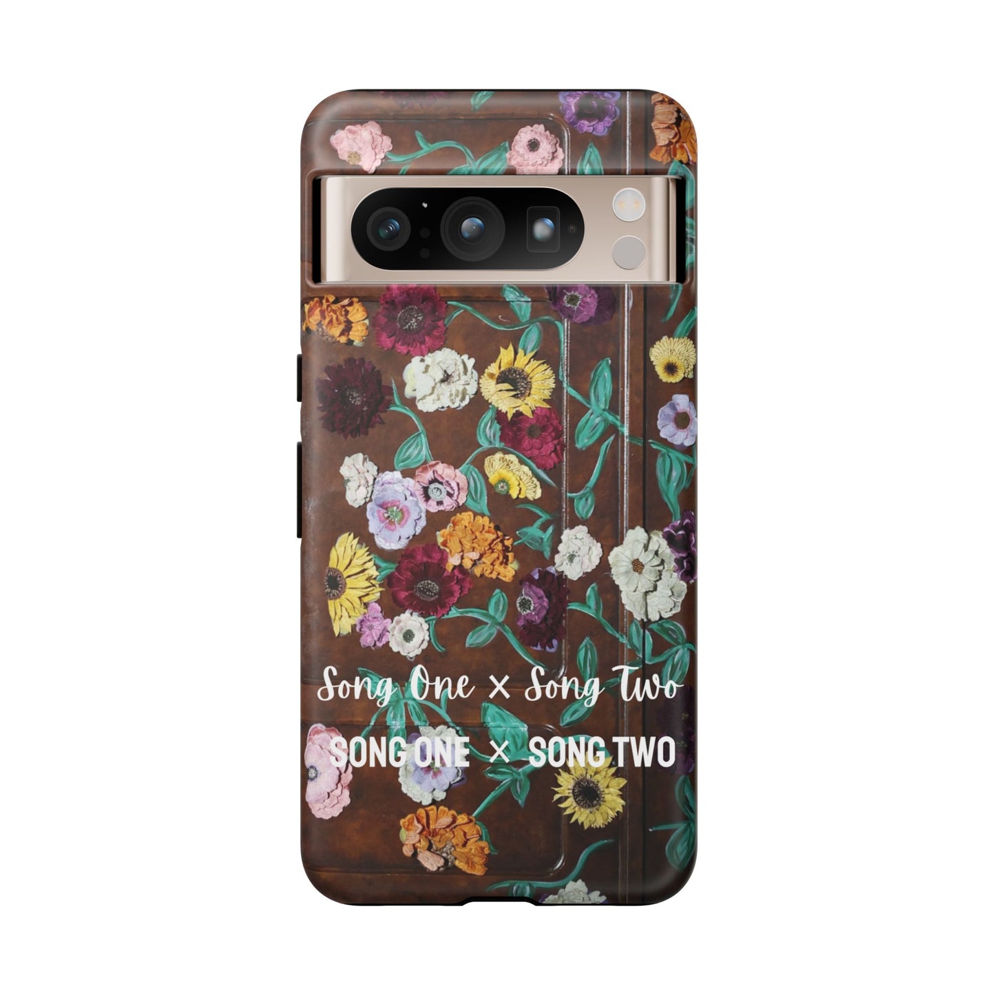 CUSTOMIZABLE with Surprise Song Titles - Surprise Song Floral Piano - Tough Cases