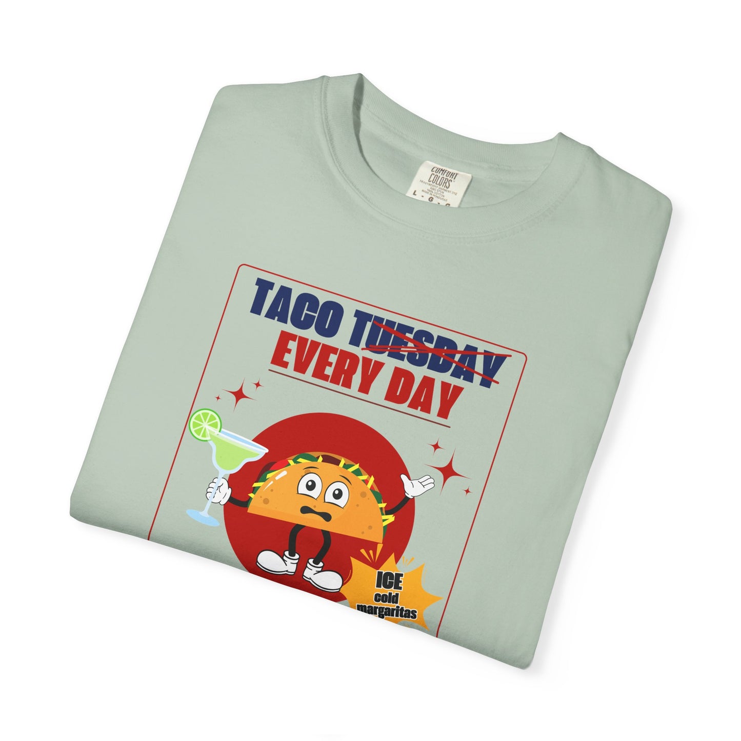 Taco Tuesday Trump Comfort Colors T-Shirt, Fun Graphic Tee, Unisex Casual Wear, Gift for Food Lovers, Everyday Apparel