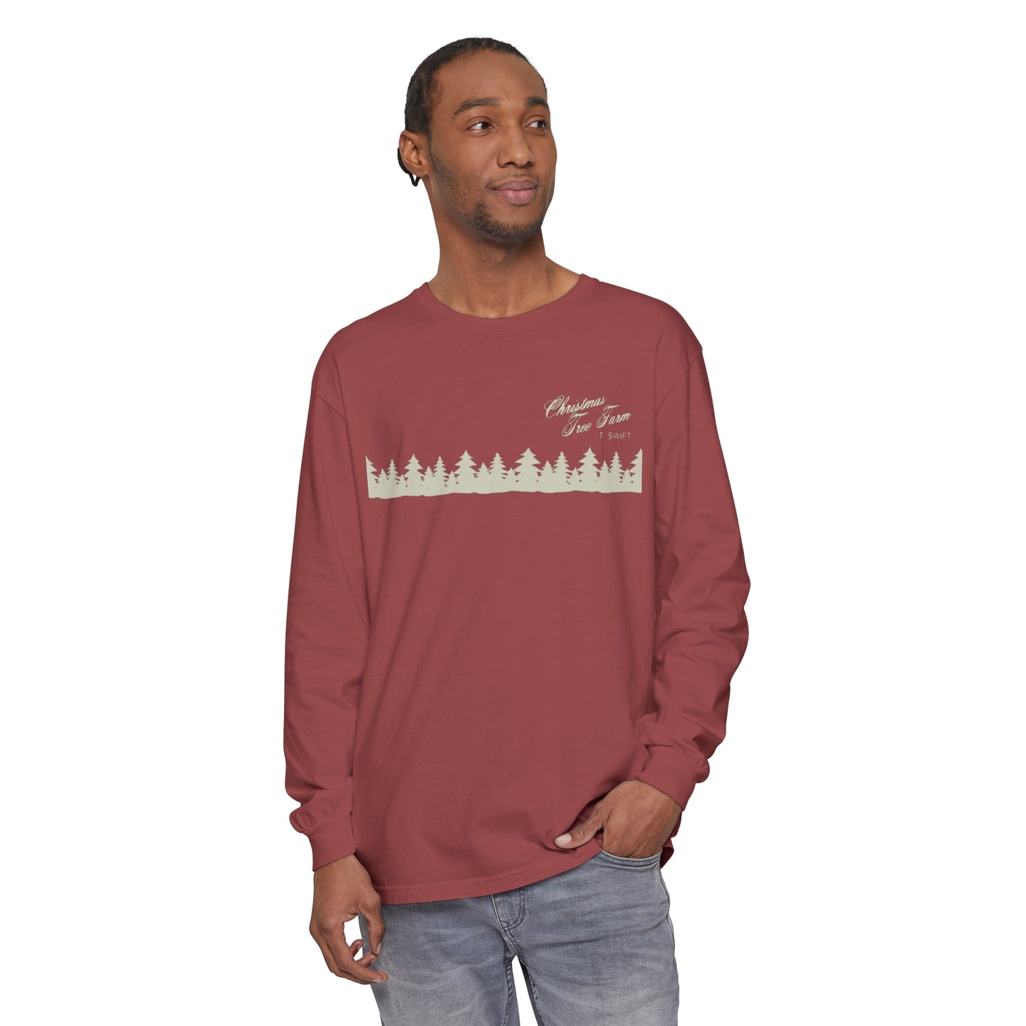 tree farm Unisex Comfort Colors Long Sleeve T-Shirt