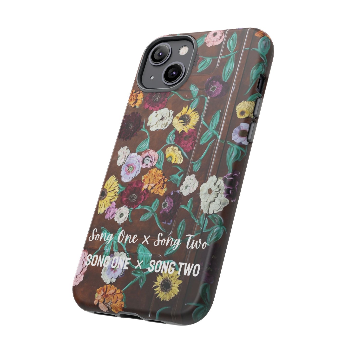 CUSTOMIZABLE with Surprise Song Titles - Surprise Song Floral Piano - Tough Cases