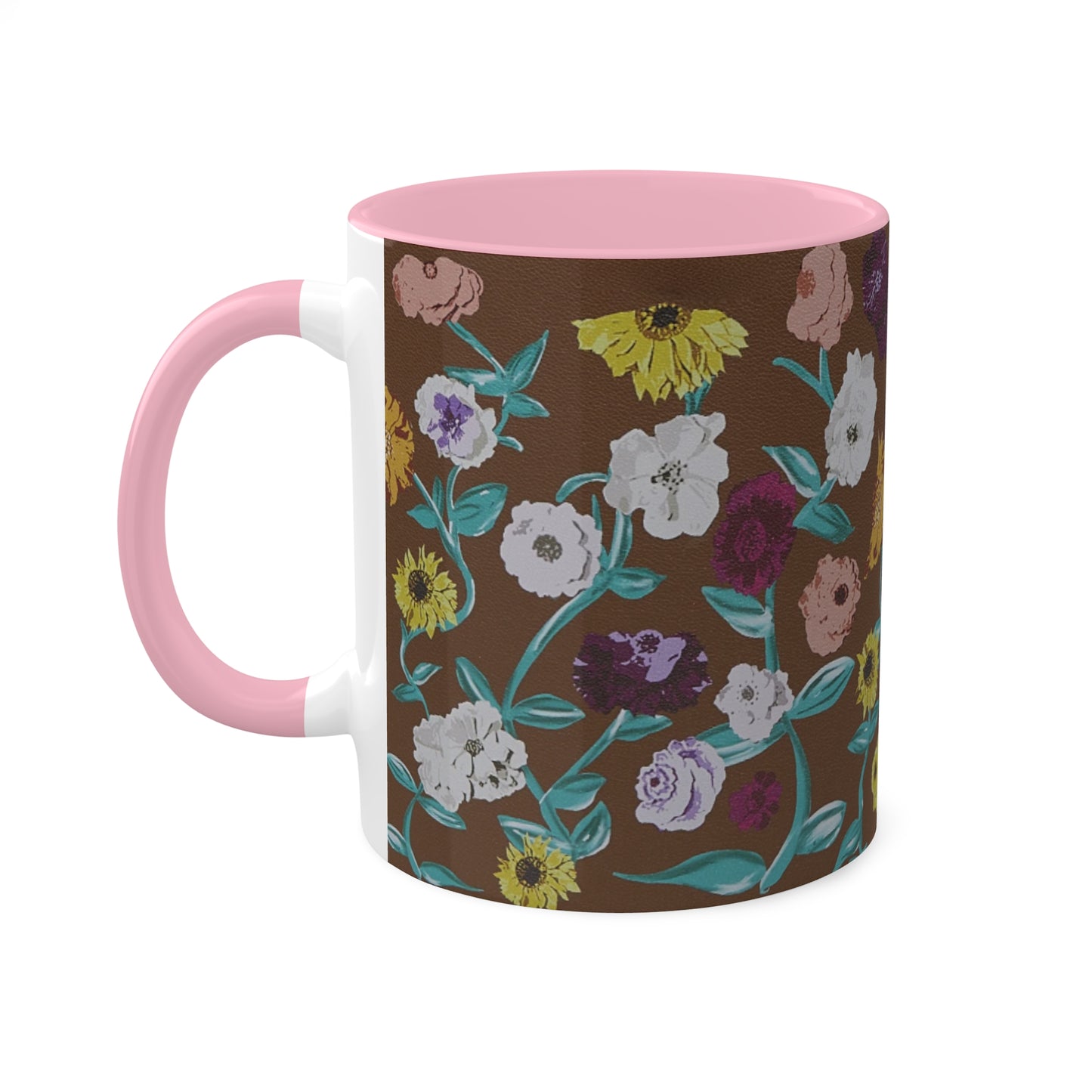 Surprise Song Piano Flowers - Vinyl Case Inspired - Colorful Mugs, 11oz