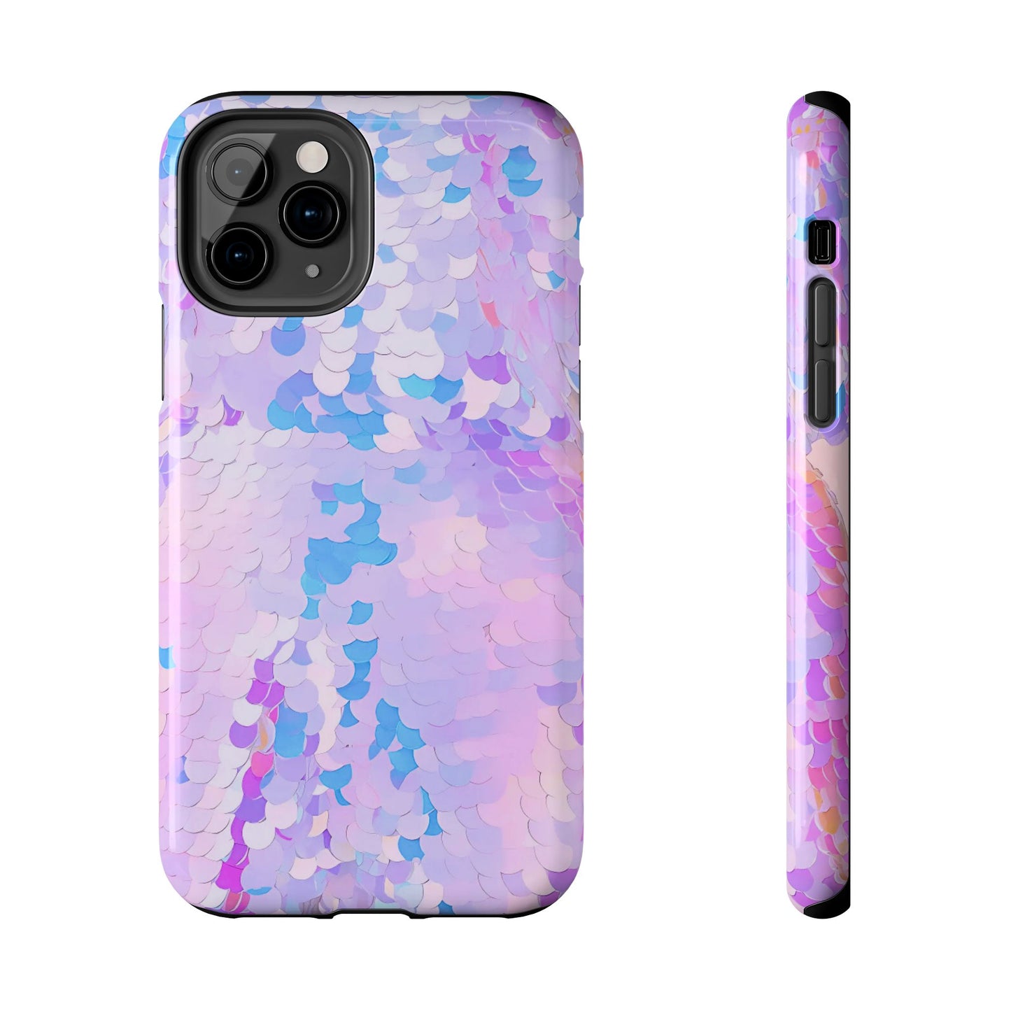 Colorful Sequin Romper Tough Phone Case - Stylish Protection for Your Device