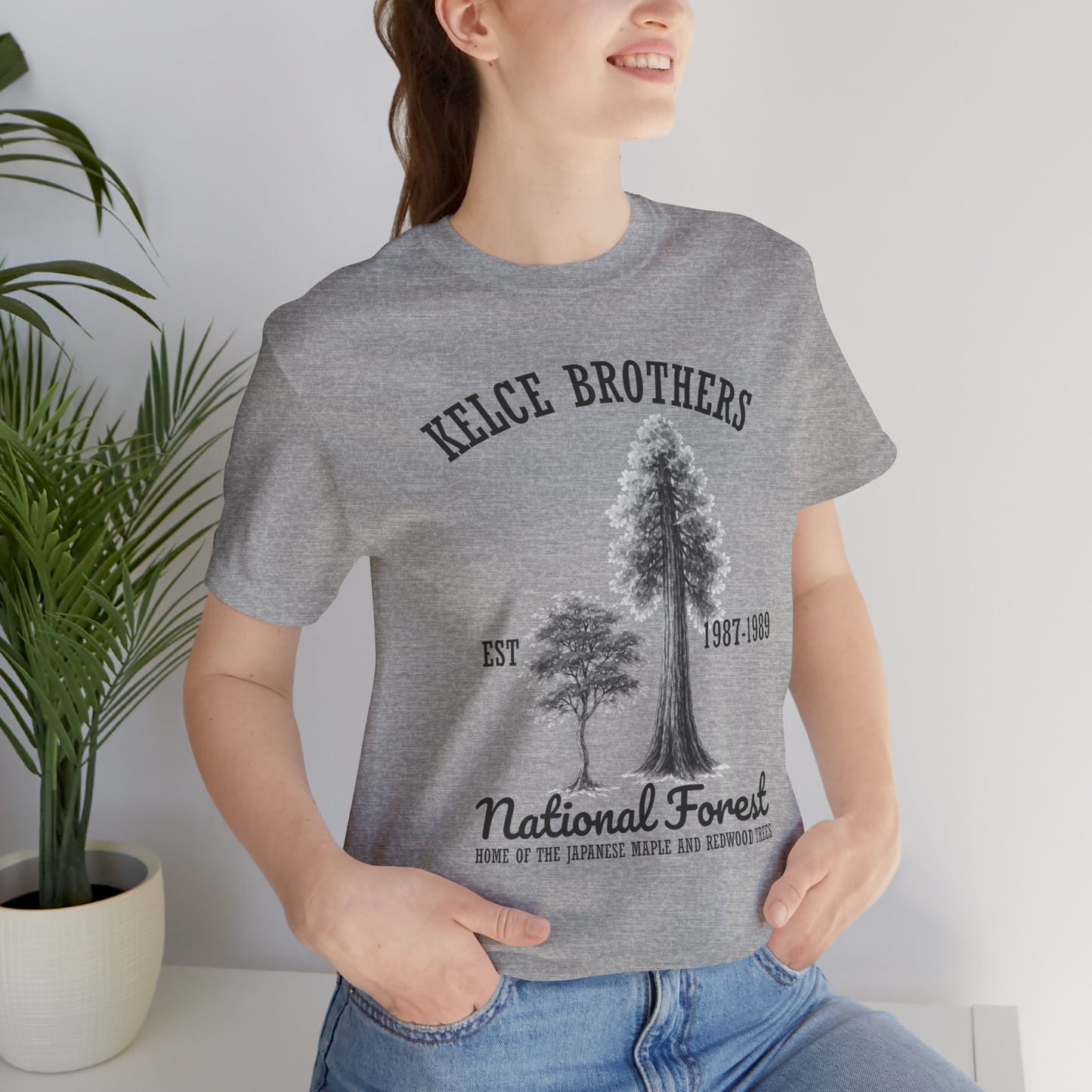 Kelce Brothers National Forest Tee - Unisex Jersey Short Sleeve T-Shirt