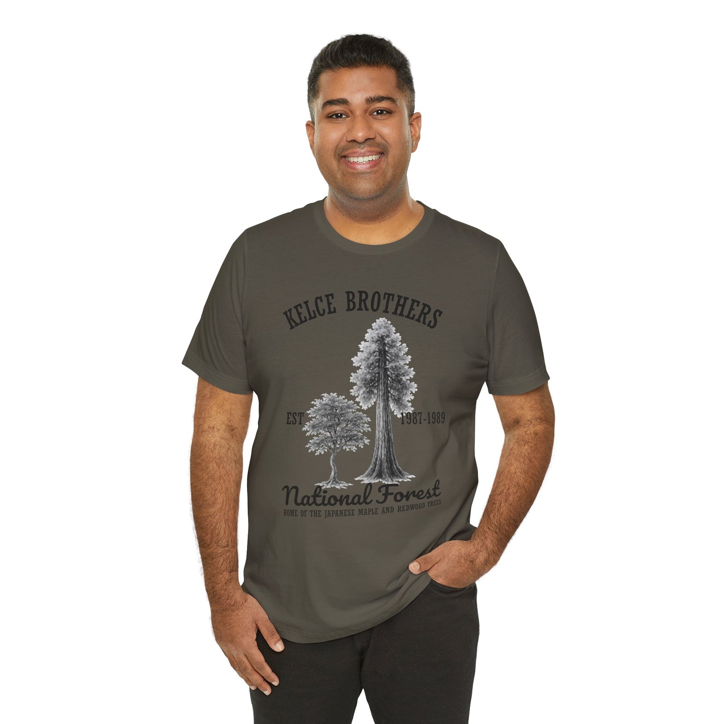 Kelce Brothers National Forest Tee - Unisex Jersey Short Sleeve T-Shirt