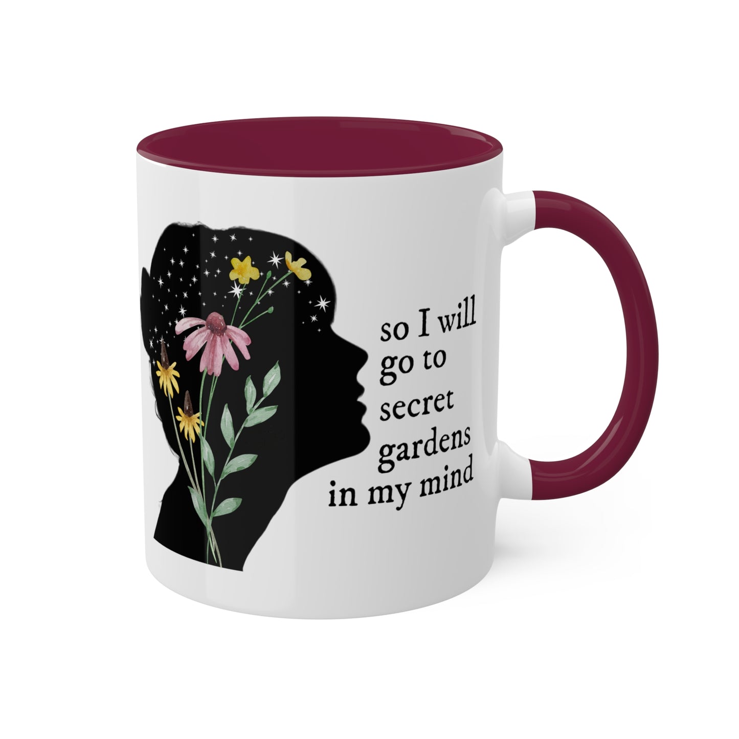 I hate it here - secret gardens in my mind - Colorful Mugs, 11oz