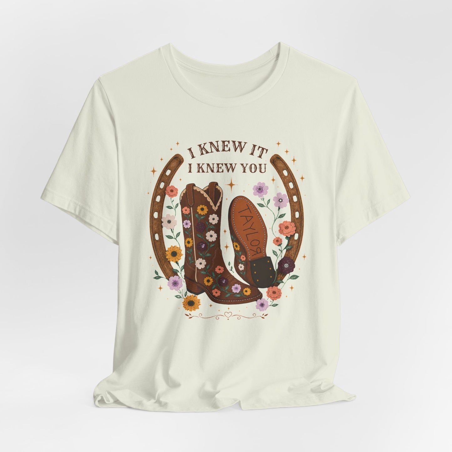 I Knew It I Knew You Cowboy Boots Tee
