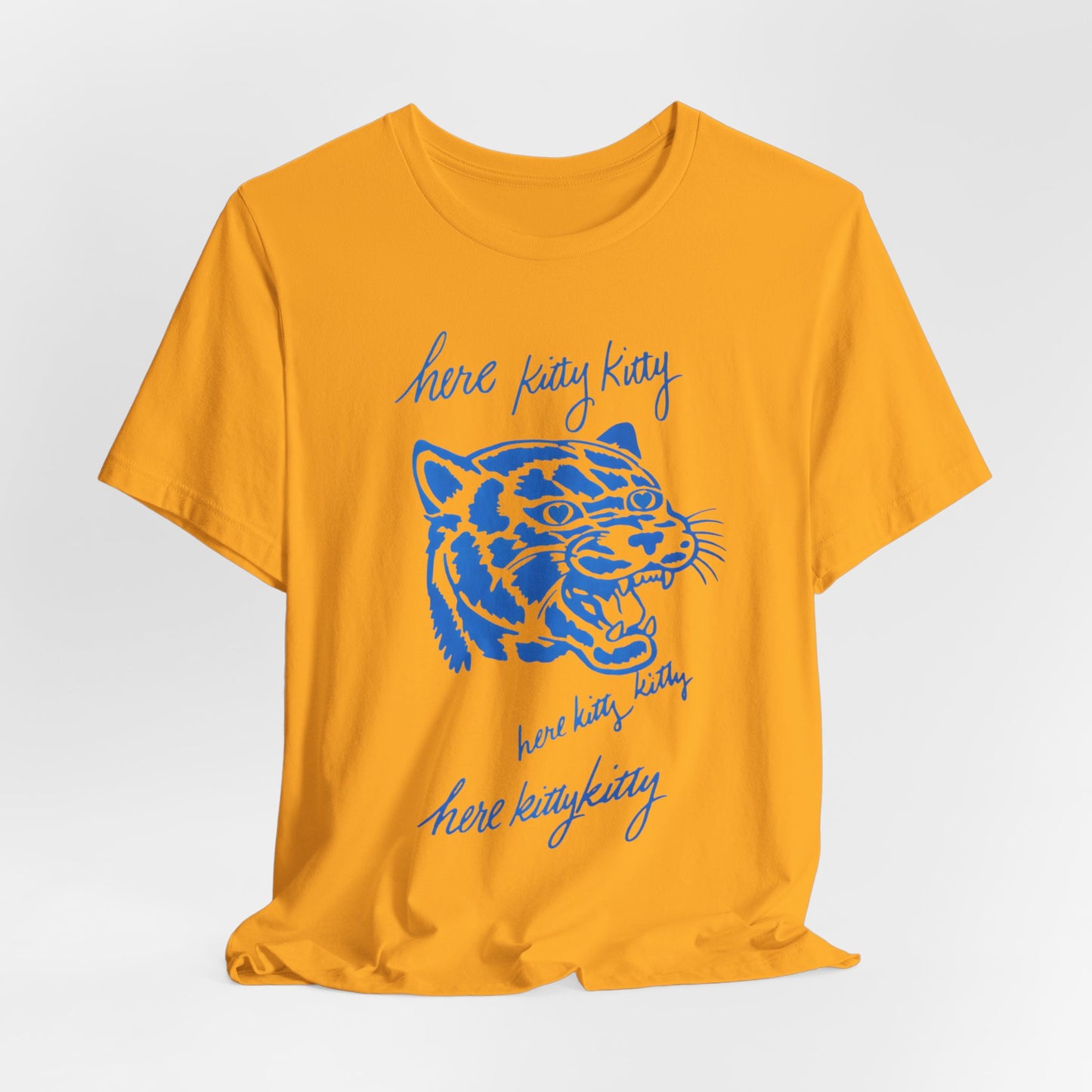 here kitty kitty Unisex bella canvas tee